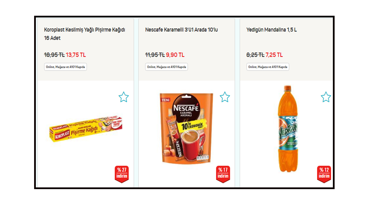 A101, 140 üründe indirim yaptı! A101 Mart 2022 indirimli fiyat listesi...