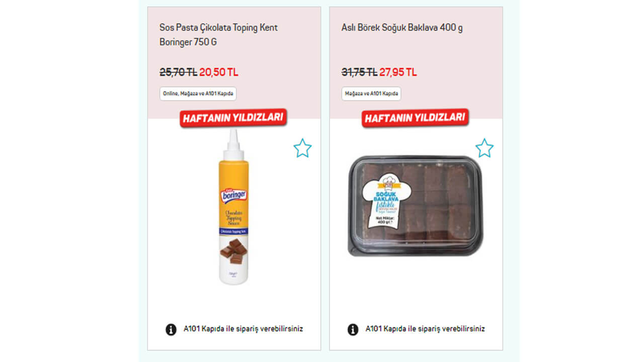 A101 Haftanın Yıldızları 2022 indirimli fiyat listesi: Dalin Bebek Şampuanı 24.95, Cif... 