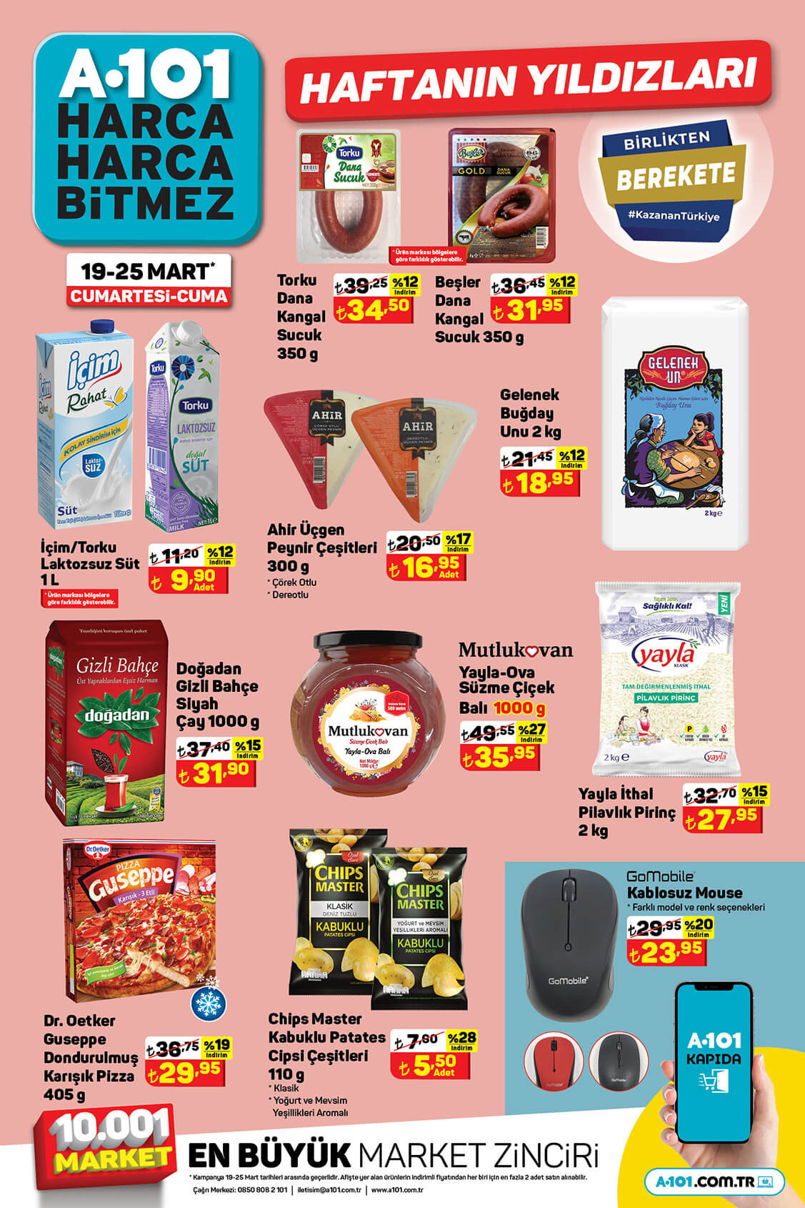 A101 21 Mart Pazartesi 2022 aktüel ürünler kataloğu! İşte A101 21 Mart kataloğu indirimli fiyat listesi!