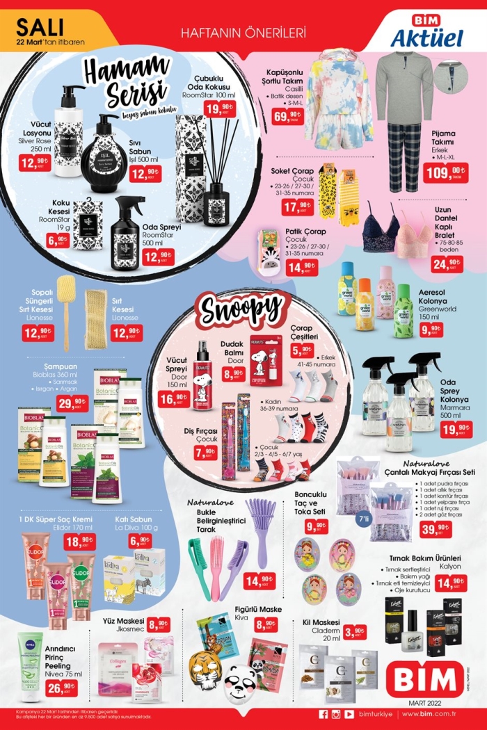 BİM 22 Mart 2022 Salı aktüel kataloğunu yayımladı! İşte BİM 22 Mart 2022 aktüel kataloğunun fiyat listesi...