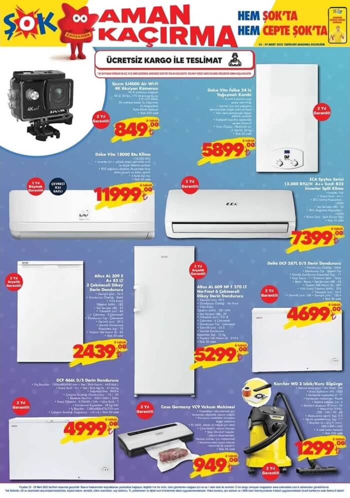 ŞOK ta bugün yok yok! ŞOK 23-29 Mart aktüel kataloğunu yayımladı! İşte 23-29 Mart aktüel ürünler kataloğu!