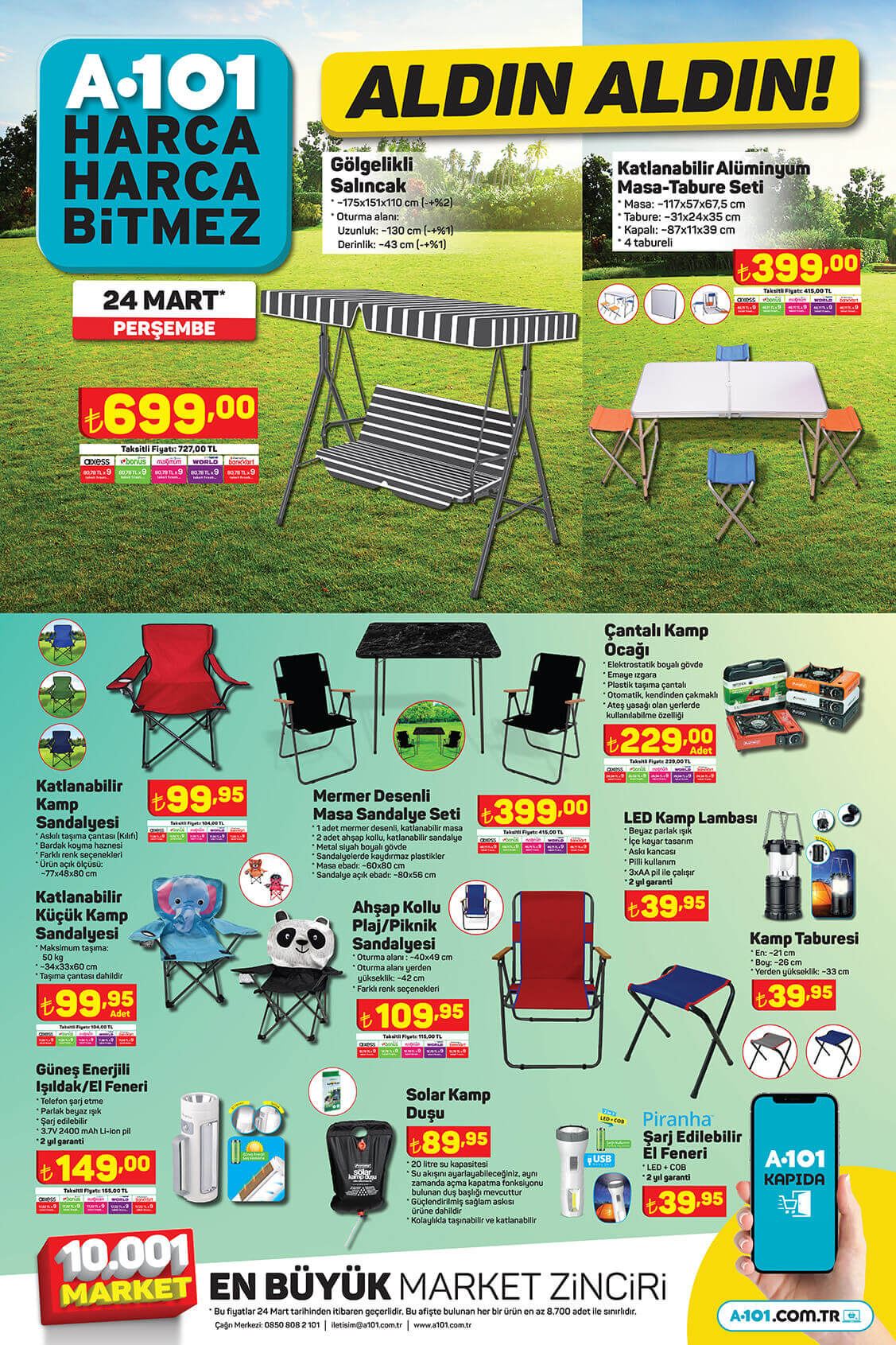 A101 24 Mart 2022 aktüel ürünler kataloğunu yayımladı! İşte 24 Mart 2022 fiyat listesi...