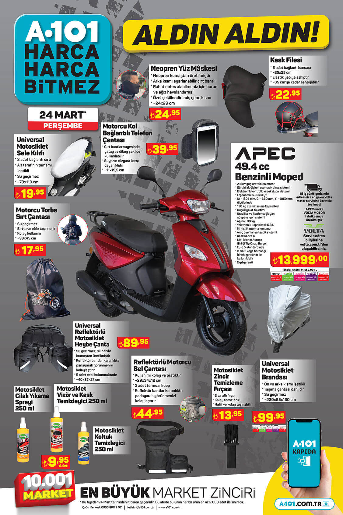 A101 24 Mart 2022 aktüel ürünler kataloğunu yayımladı! İşte 24 Mart 2022 fiyat listesi...