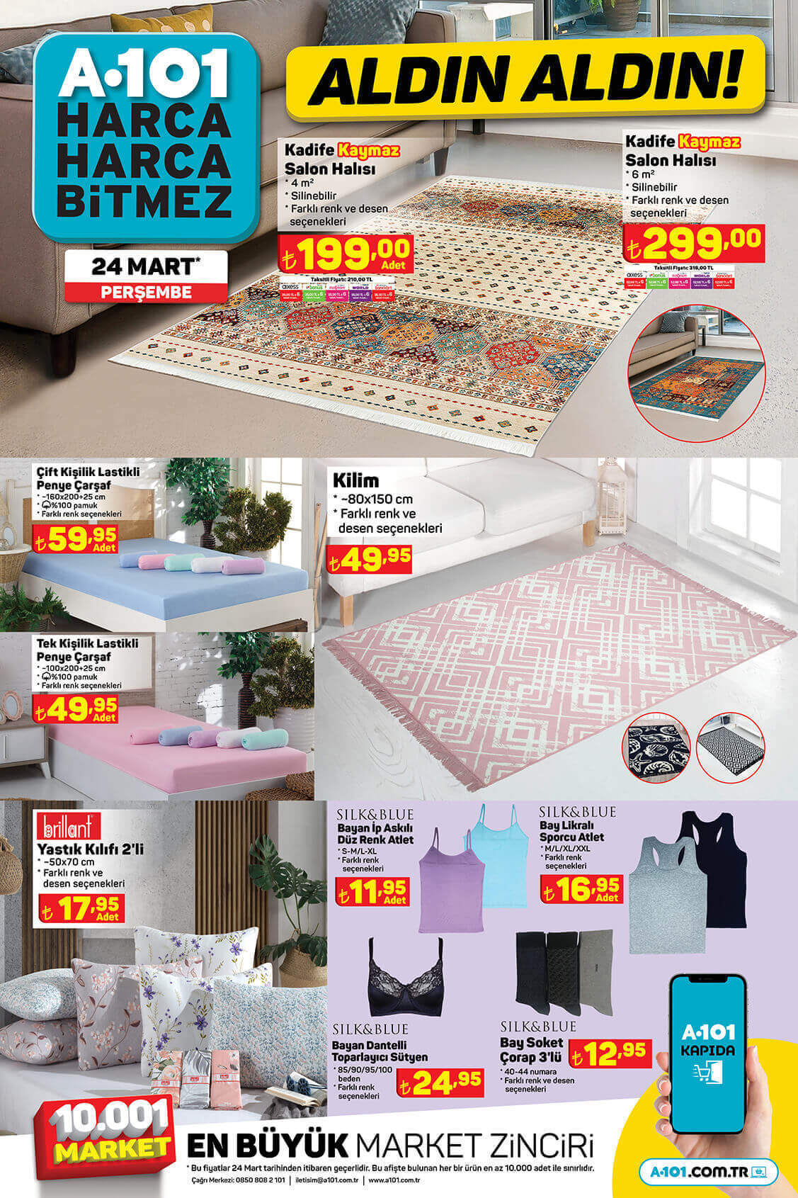 A101 24 Mart 2022 aktüel ürünler kataloğunu yayımladı! İşte 24 Mart 2022 fiyat listesi...