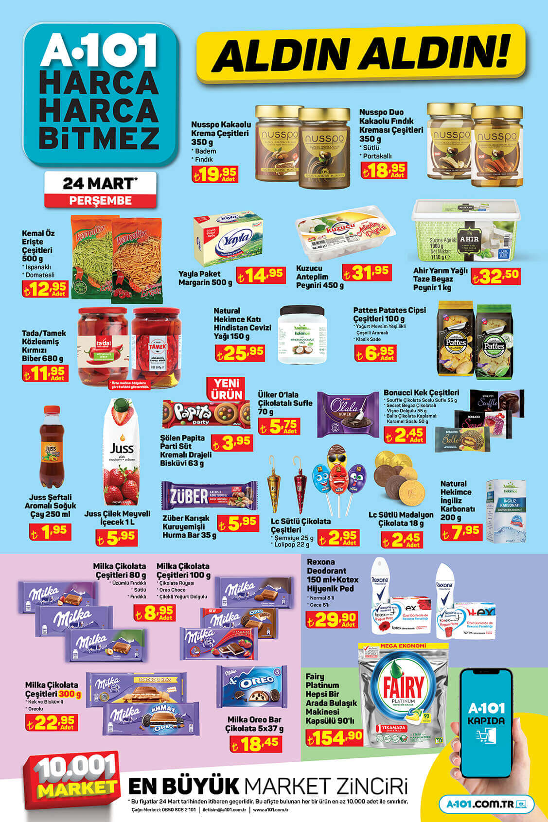 A101 24 Mart 2022 aktüel ürünler kataloğunu yayımladı! İşte 24 Mart 2022 fiyat listesi...