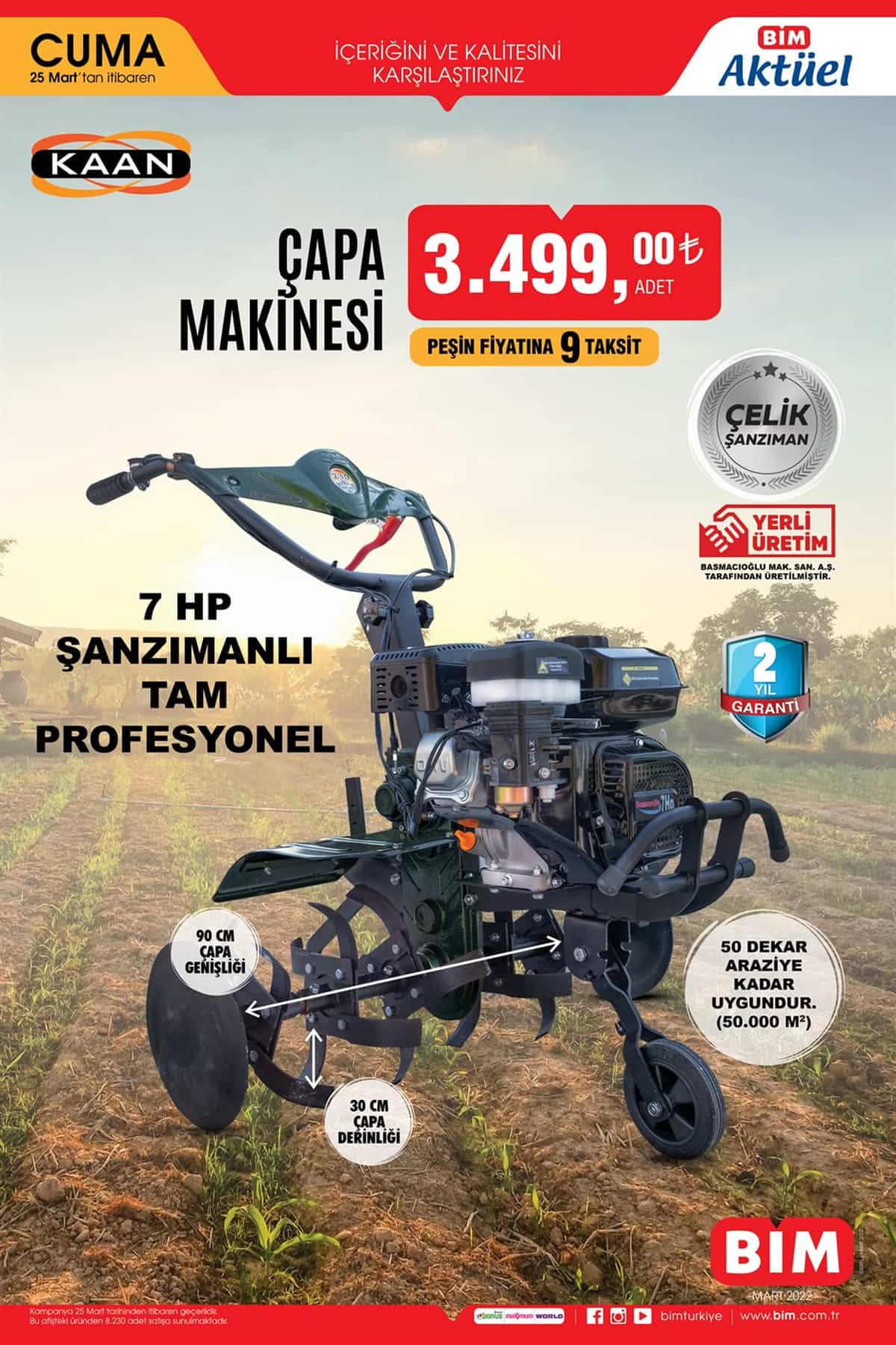 BİM 25 Mart 2022 Cuma aktüel kataloğunu yayımladı! İşte BİM 25 Mart 2022 aktüel ürünler kataloğunun fiyat listesi...