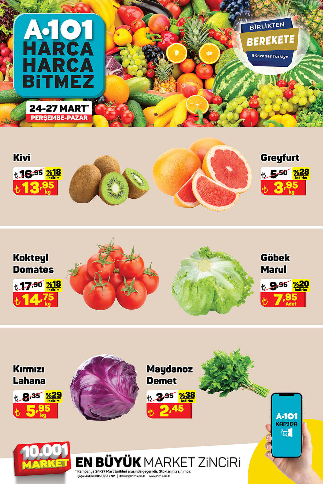 A101 26 Mart 2022 aktüel ürünler kataloğunu yayımladı! İşte A101 26 Mart 2022 aktüel ürünler kataloğu fiyat listesi!