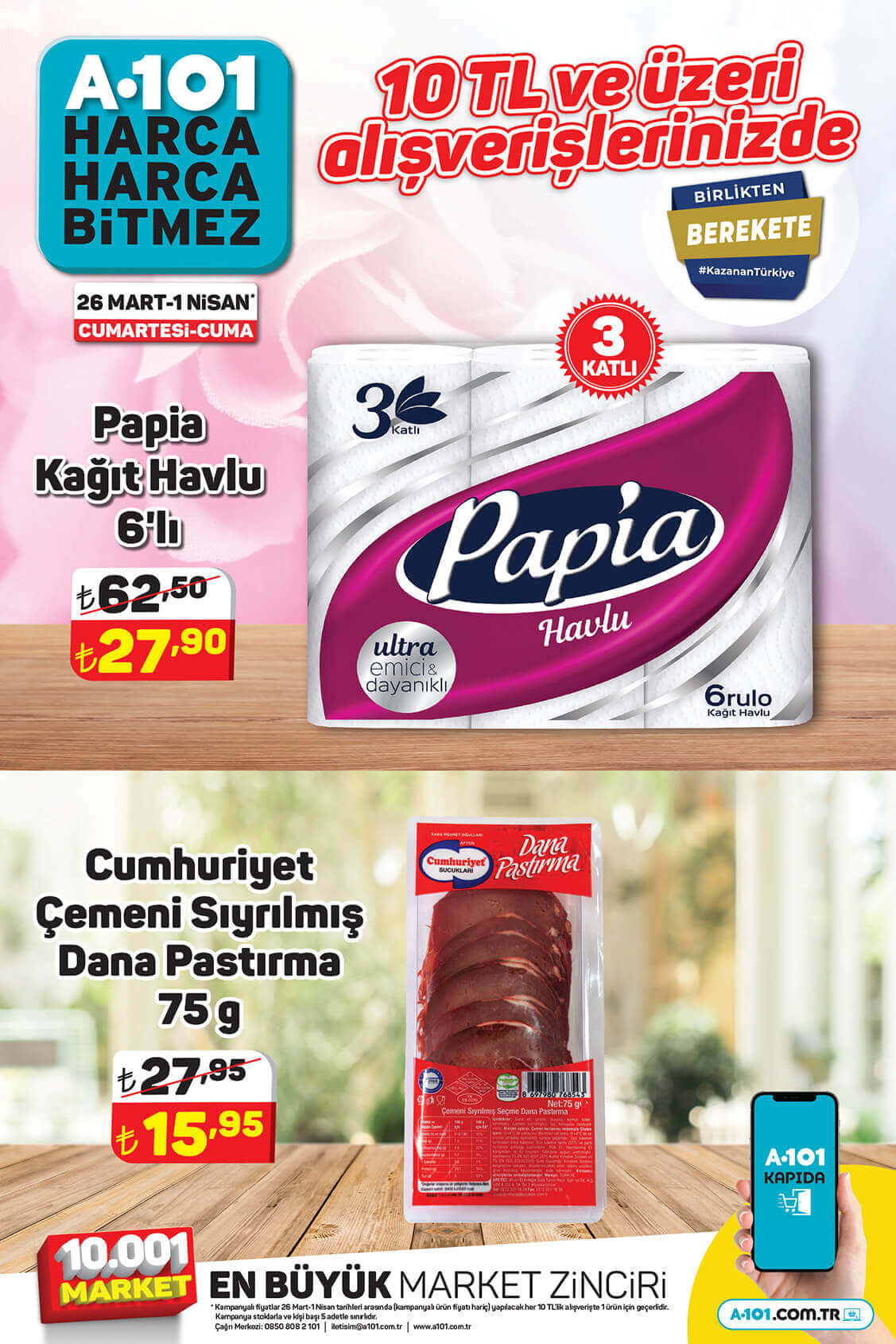 A101 26 Mart 2022 aktüel ürünler kataloğunu yayımladı! İşte A101 26 Mart 2022 aktüel ürünler kataloğu fiyat listesi!
