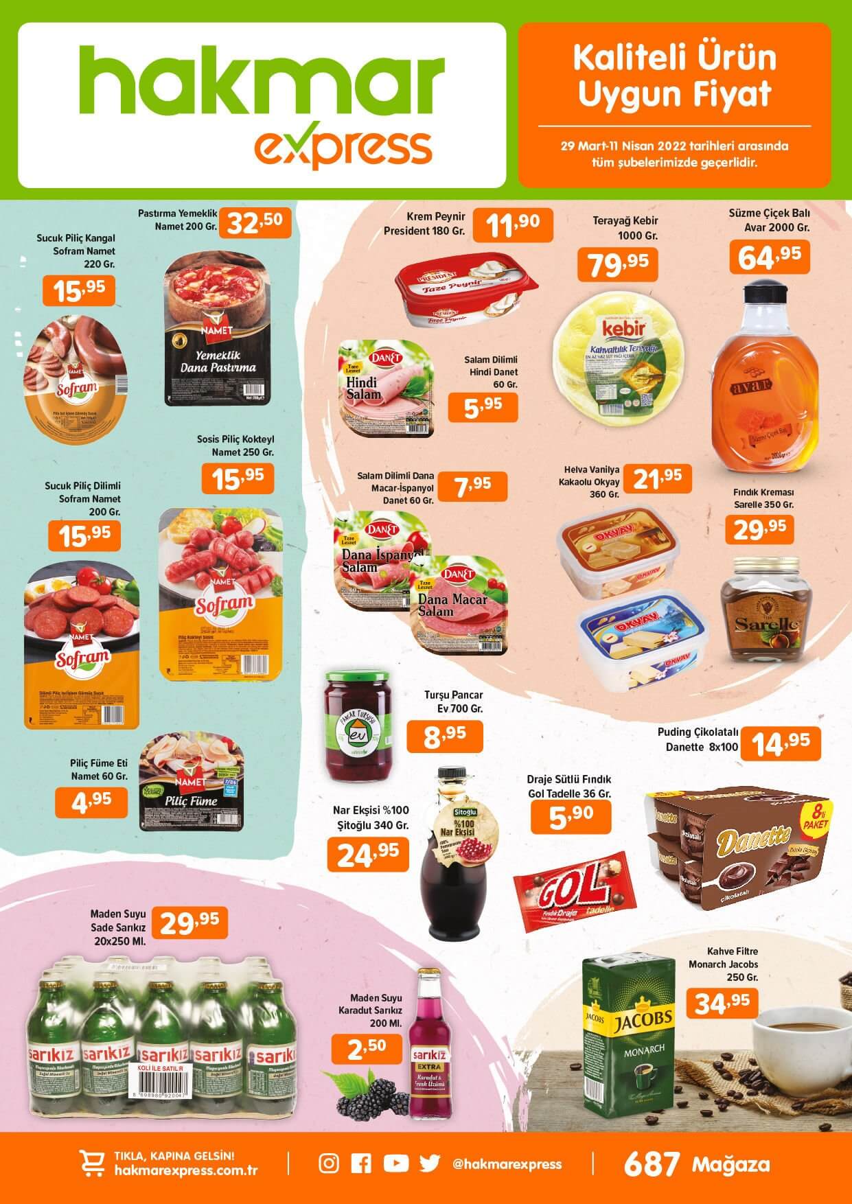 Hakmar Express 29 Mart 2022 aktüel ürünler kataloğunu yayımladı! İşte 29 Mart 2022 fiyat listesi!