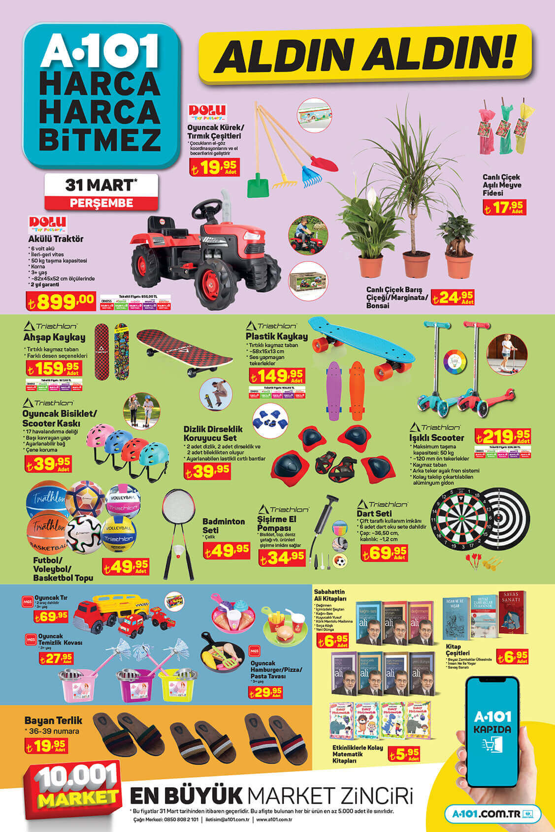 A101 31 Mart aktüel ürünler kataloğunu yayımladı! İşte A101 31 Mart 2022 aktüel ürünler kataloğu fiyat listesi...