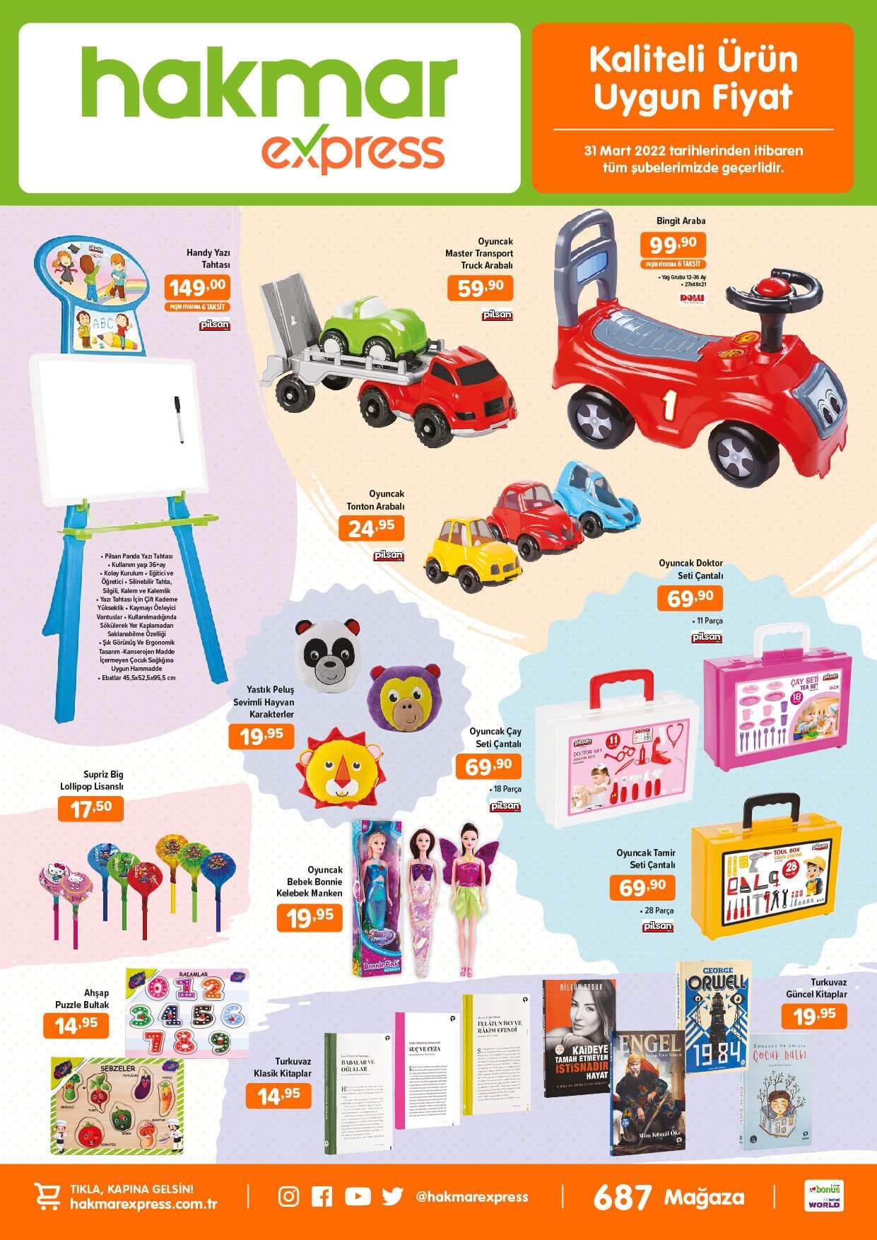 Hakmar Express 31 Mart 2022 aktüel ürünler kataloğunu yayımladı! İşte fiyat listesi...