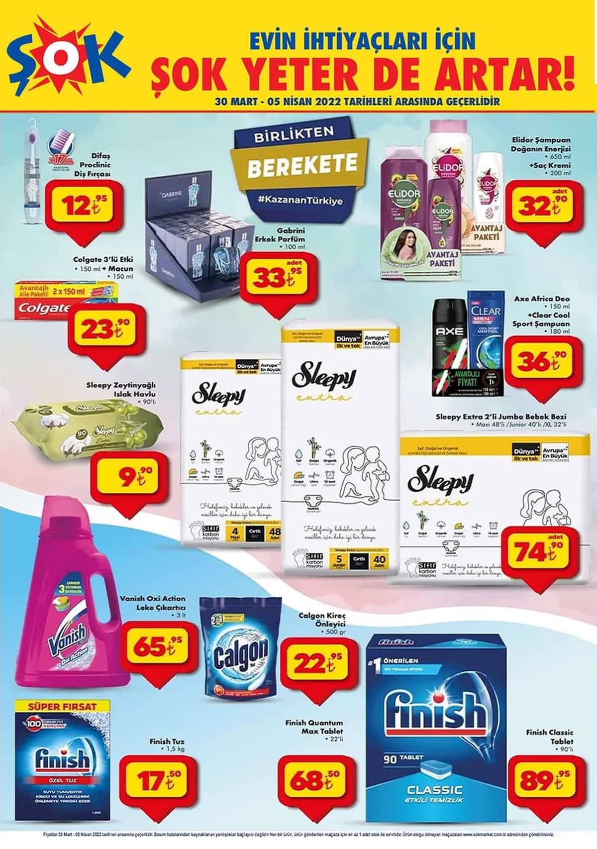 ŞOK 30 Mart 2022 aktüel ürünler kataloğunu yayımladı! İşte 30 Mart 2022 ŞOK aktüel ürünler fiyat listesi...