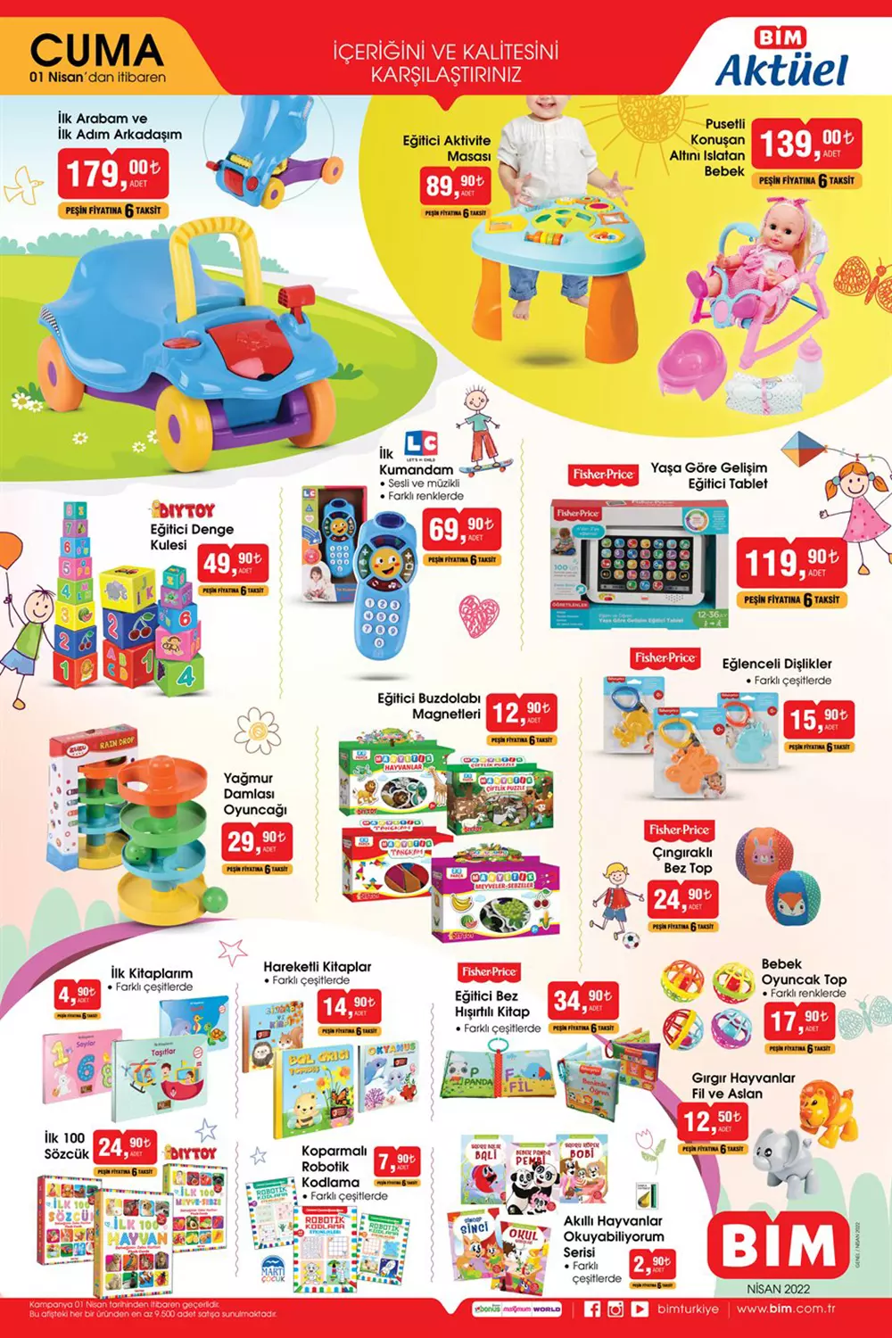 BİM 1 Nisan Aktüel ürünler kataloğu belli oldu! İşte BİM 1 Nisan 2022 aktüel ürünler fiyat listesi!