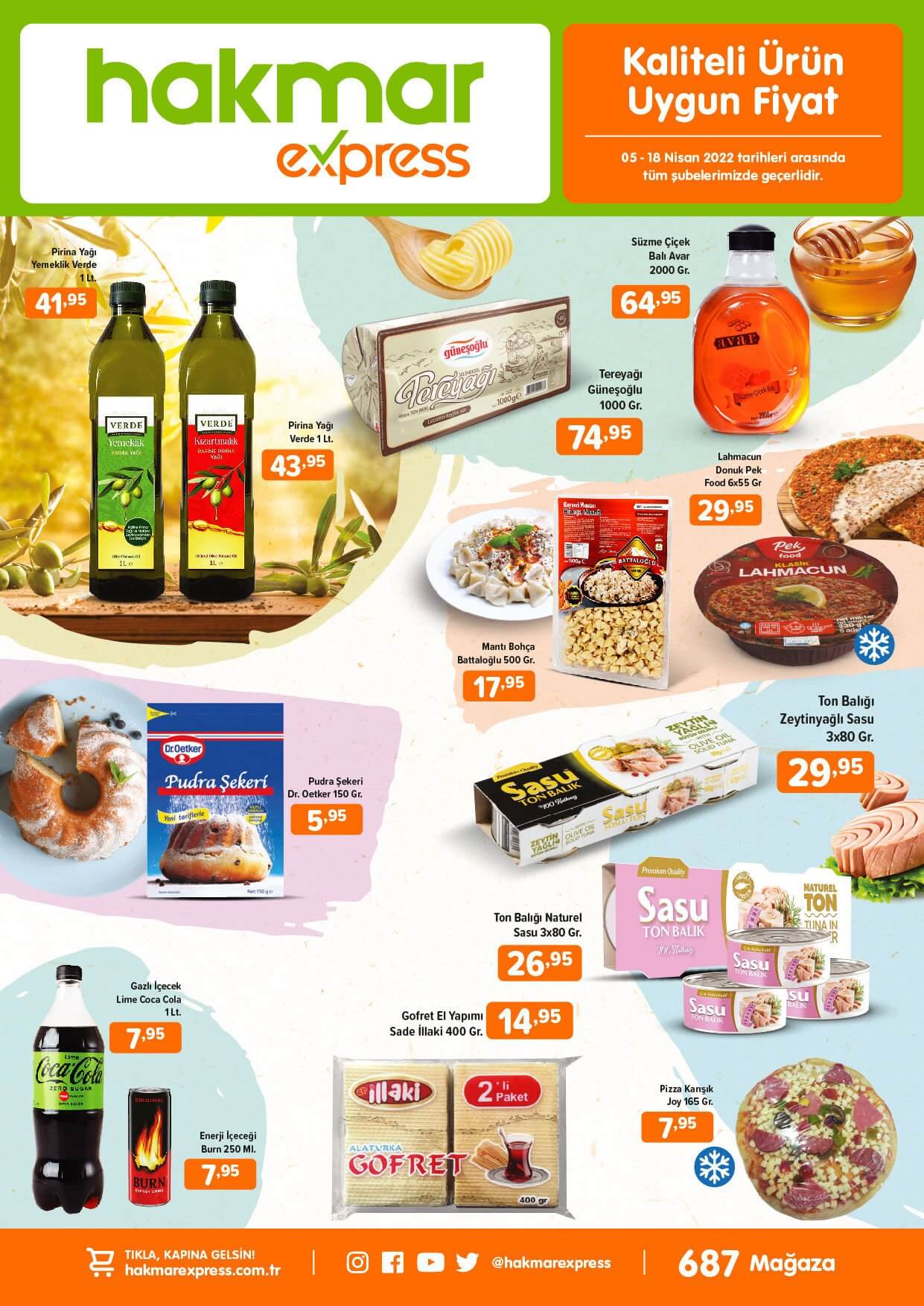 Hakmar Express 5 Nisan 2022 aktüel ürünler kataloğunu yayımladı! İşte fiyat listesi...