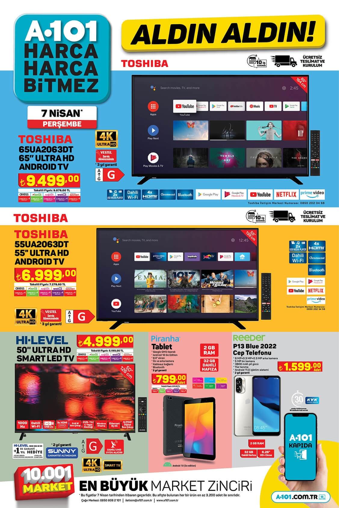 A101 Aktüel ürünler kataloğu 7 Nisan 2022 belli oldu! İşte 7 Nisan 2022 fiyat listesi...