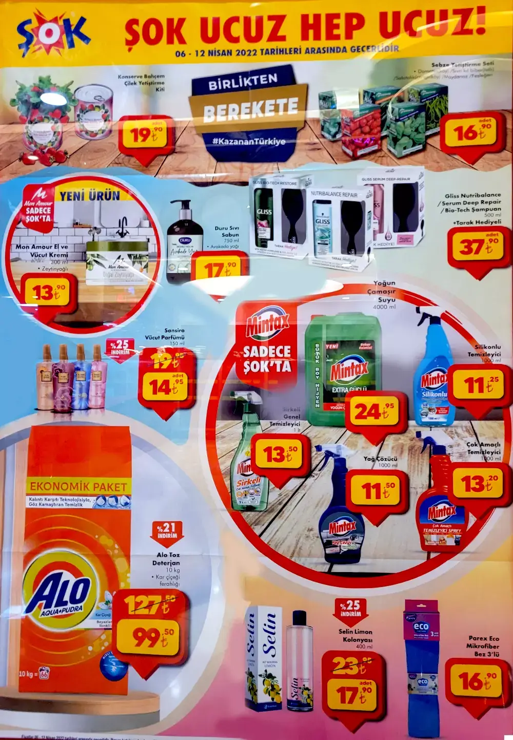 ŞOK 6 Nisan 2022 aktüel ürünler kataloğu! İşte ŞOK ürünler kataloğu fiyat listesi!