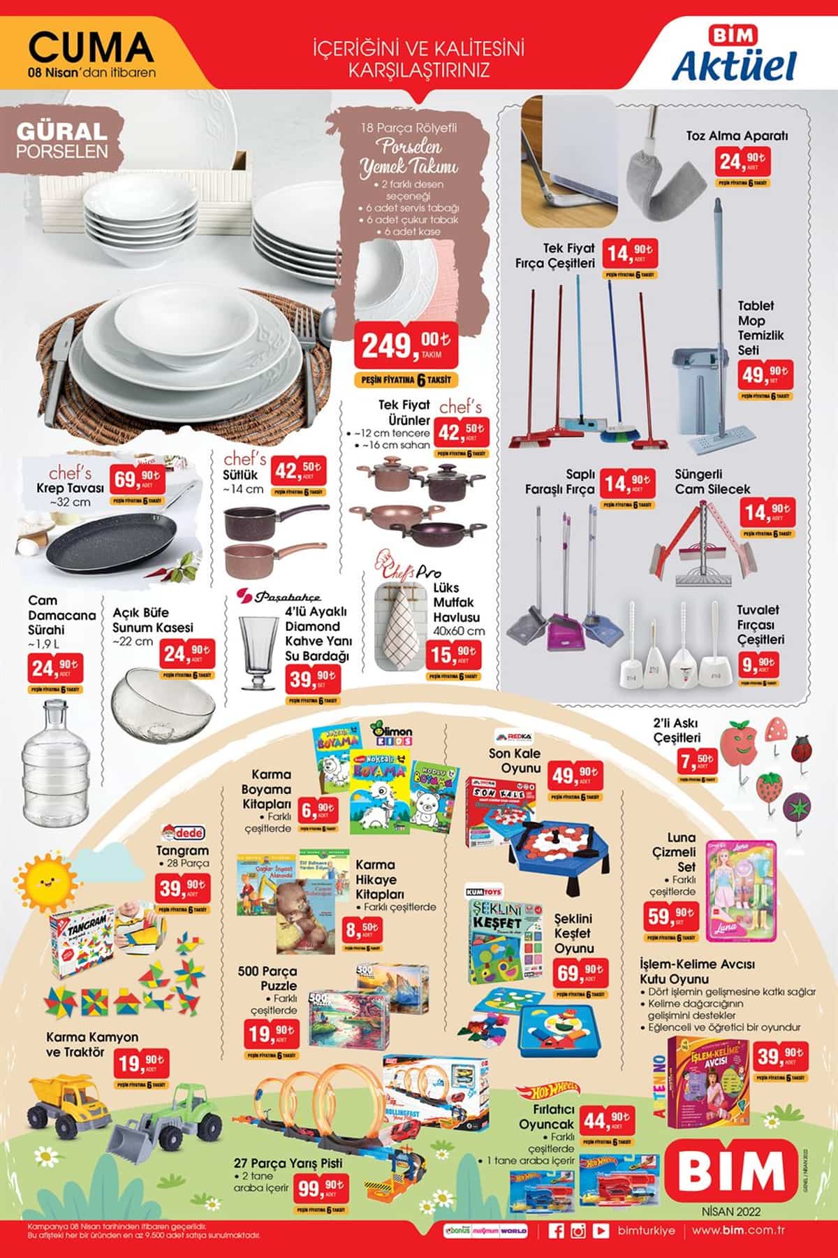 BİM 8 Nisan 2022 aktüel kataloğunda büyük indirim! Dijitsu 55″ Android Tv: 6.299 TL! İşte fiyat listesi...