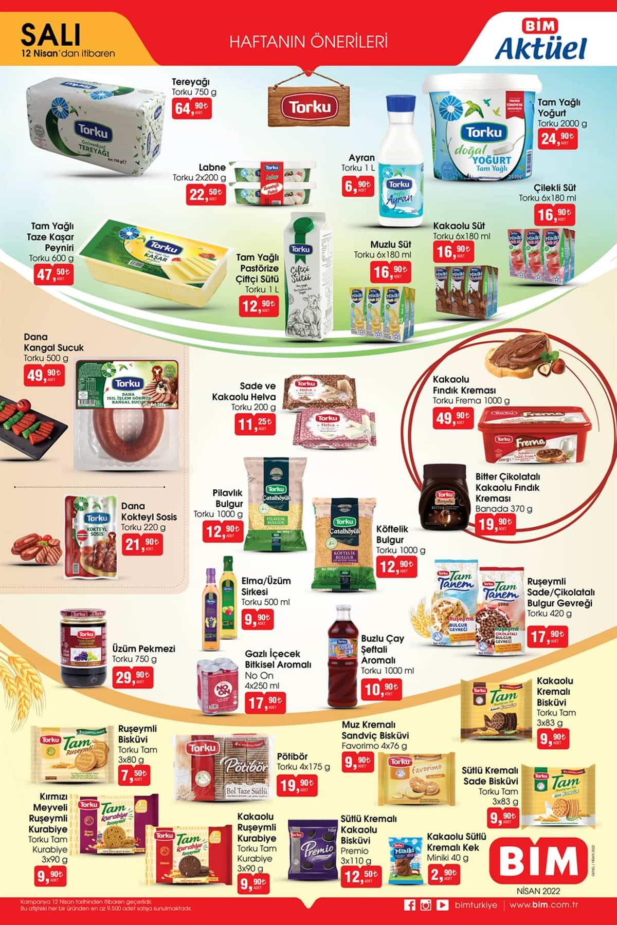 BİM 12 Nisan 2022 aktüel ürünler kataloğu belli oldu! İşte fiyat listesi!