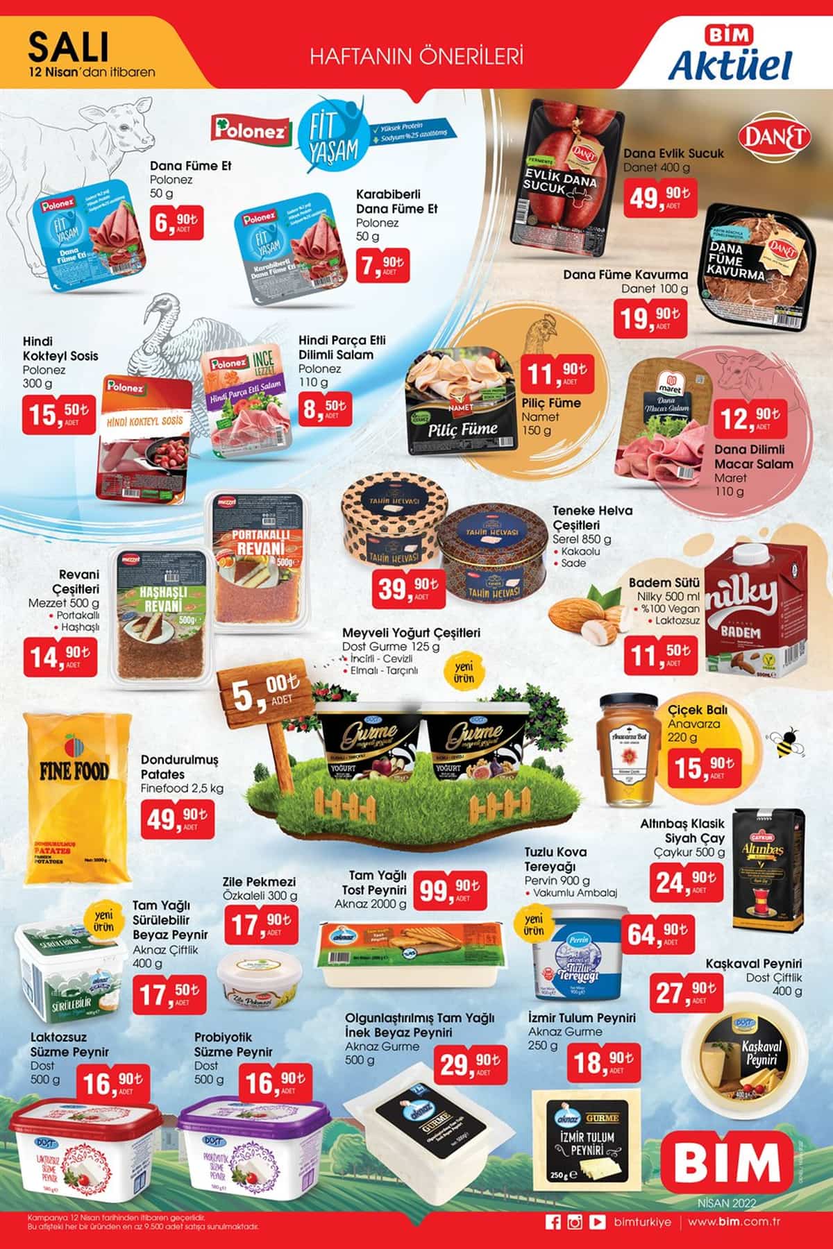 BİM 12 Nisan 2022 aktüel ürünler kataloğu belli oldu! İşte fiyat listesi!