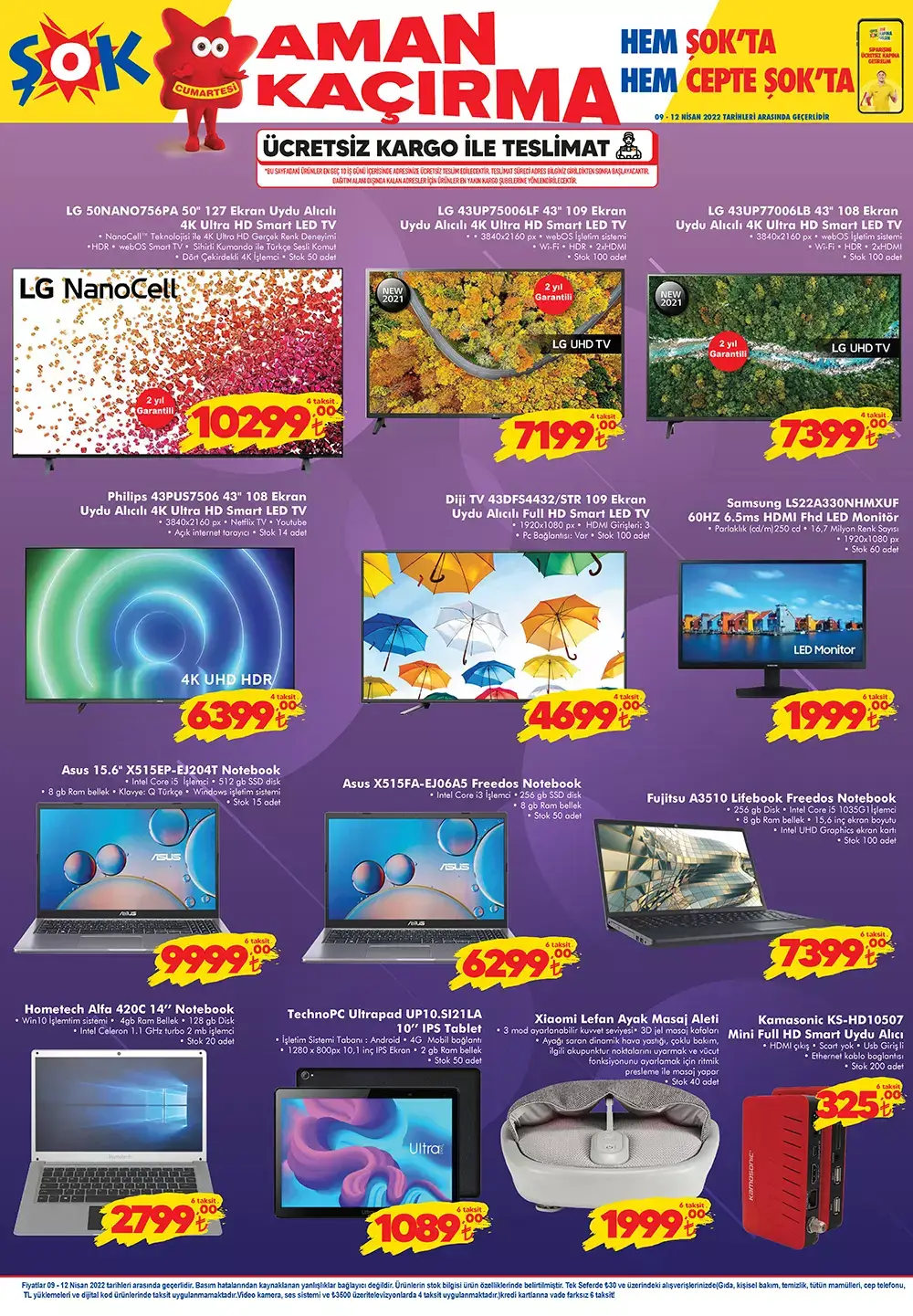 ŞOK 9 Nisan 2022 aktüel ürünler kataloğu belli oldu! İşte ŞOK 9 Nisan aktüel katalog fiyat listesi!