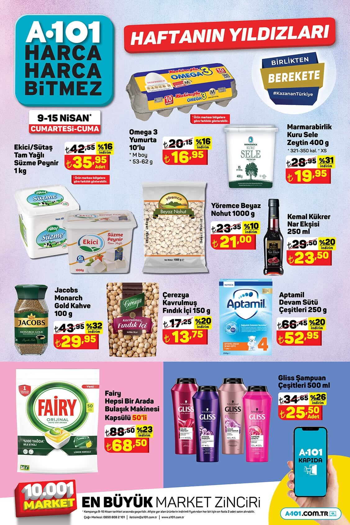 A101 10 Nisan 2022 Aktüel ürünler kataloğu belli oldu! İşte 10 Nisan 2022 fiyat listesi...