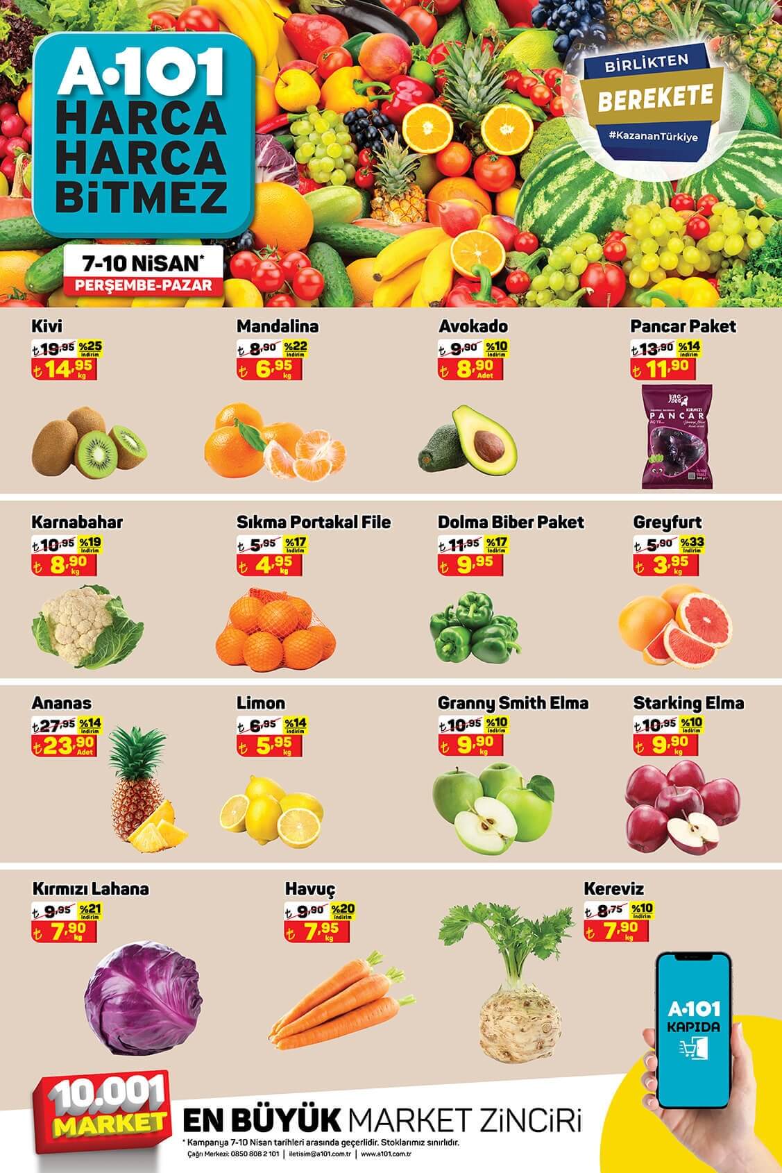 A101 10 Nisan 2022 Aktüel ürünler kataloğu belli oldu! İşte 10 Nisan 2022 fiyat listesi...