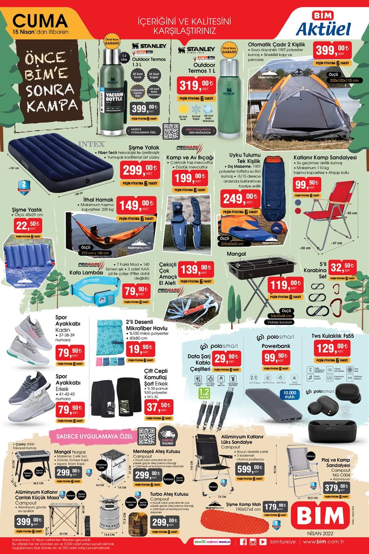 BİM 15 Nisan 2022 aktüel katalog! BİM de bu hafta neler var? İşte 15 Nisan 2022 fiyat listesi...