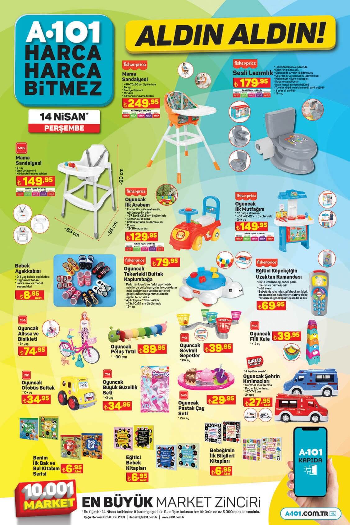 A101 aktüel 14 Nisan kataloğunda indirim yağmuru! Bugün A101 de neler var? İşte 14 Nisan 2022 fiyat listesi