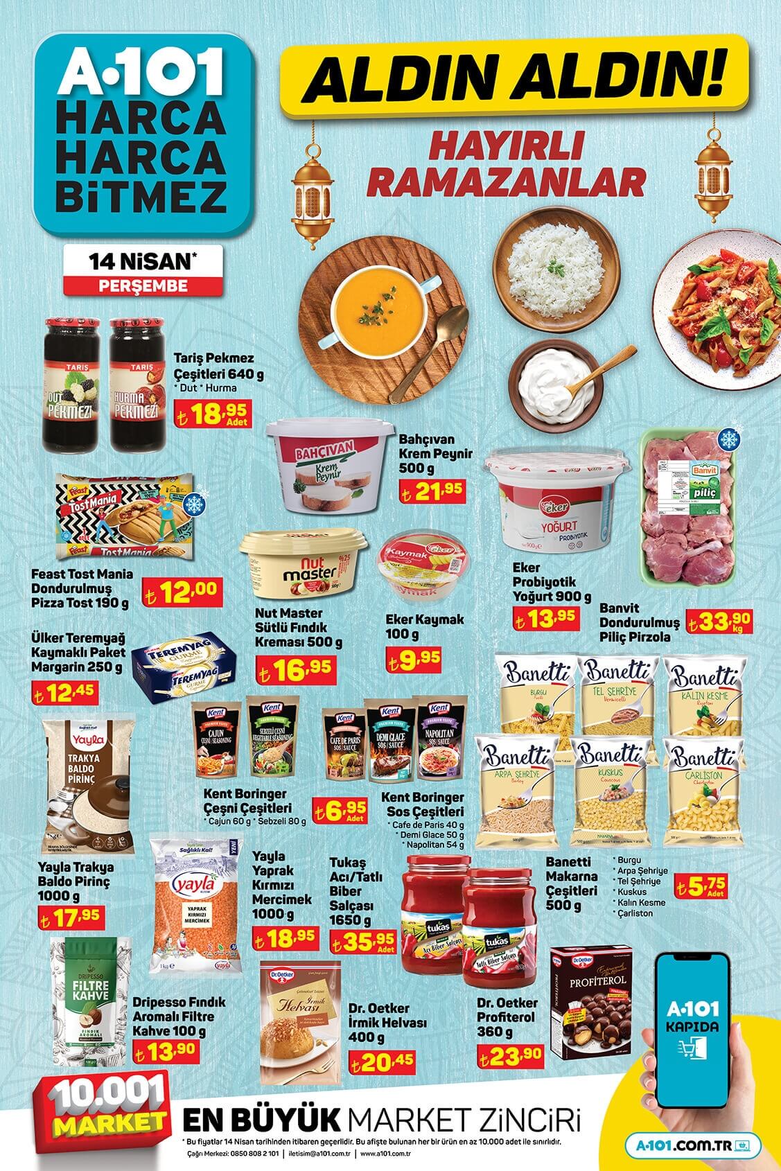 A101 aktüel 14 Nisan kataloğunda indirim yağmuru! Bugün A101 de neler var? İşte 14 Nisan 2022 fiyat listesi