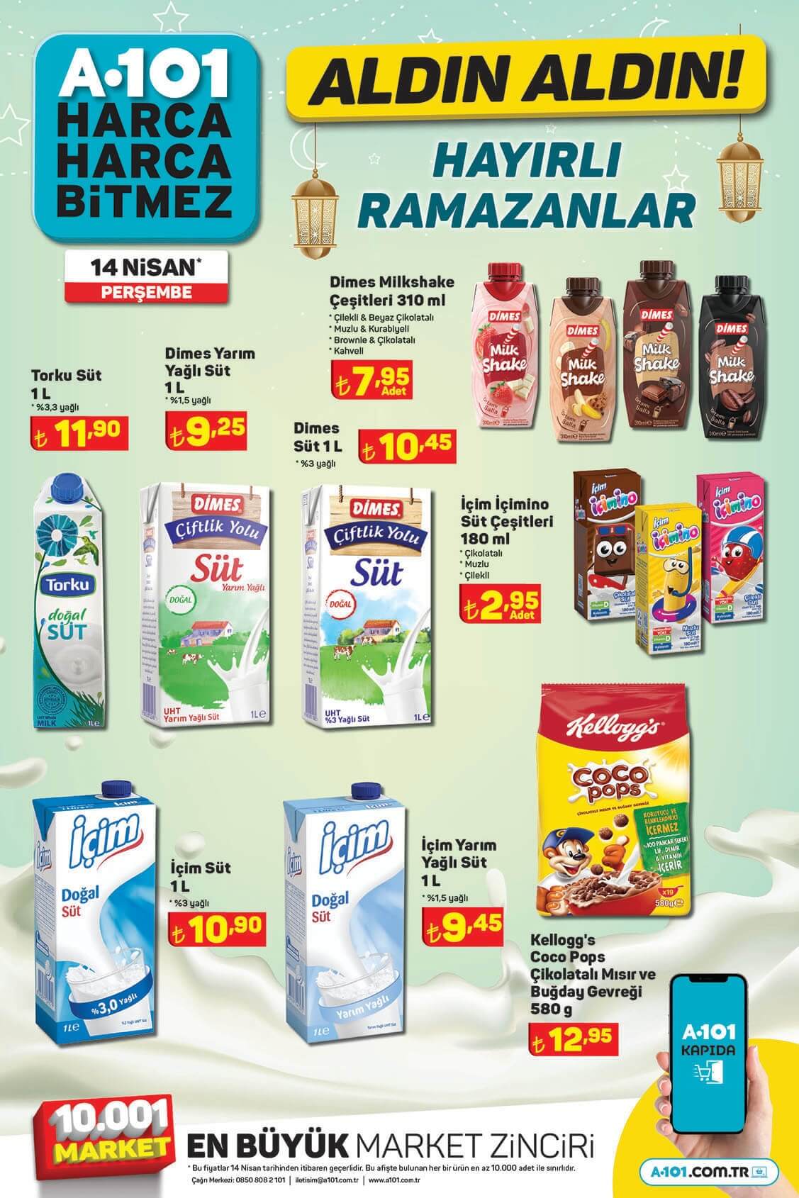 A101 aktüel 14 Nisan kataloğunda indirim yağmuru! Bugün A101 de neler var? İşte 14 Nisan 2022 fiyat listesi