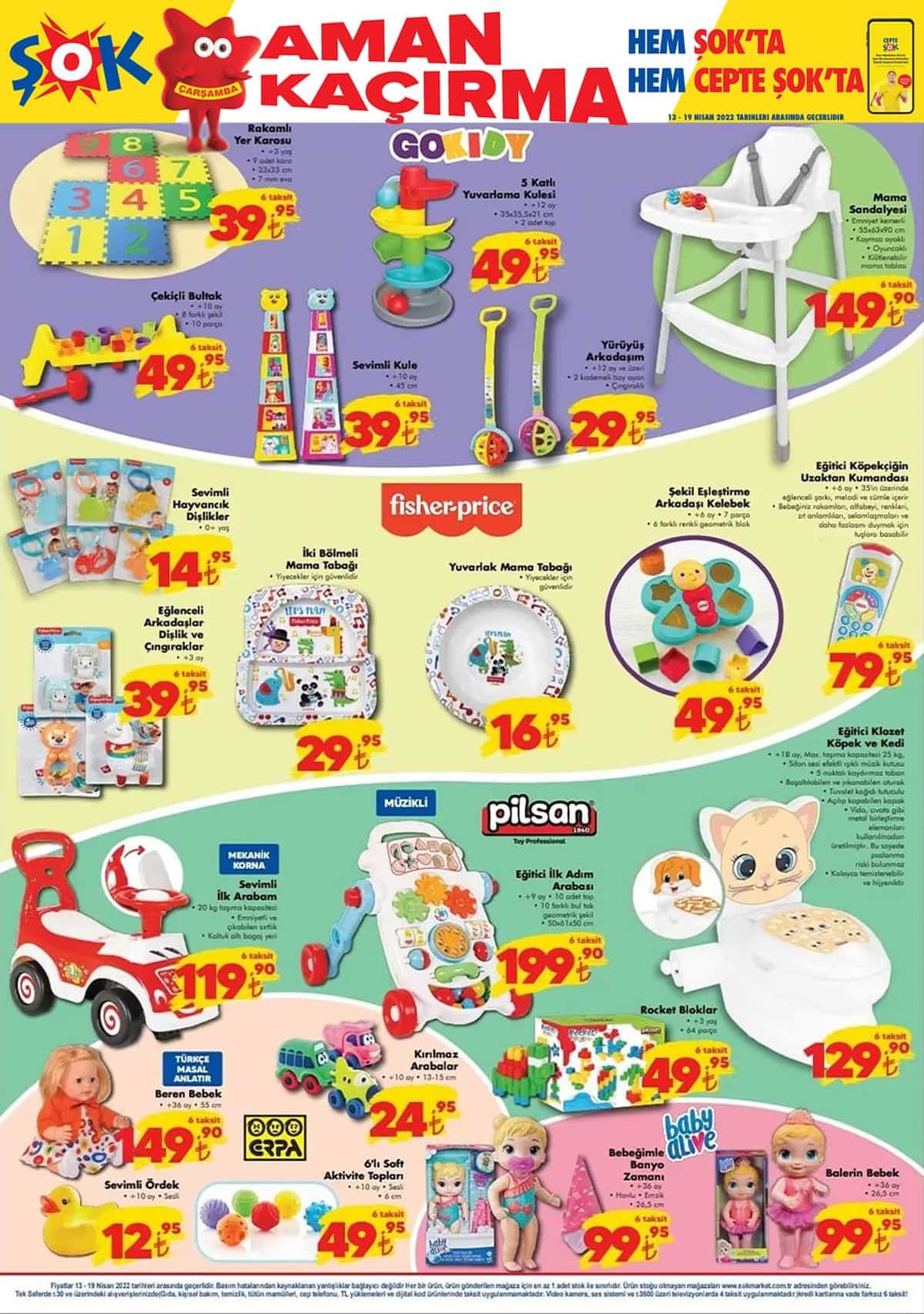 Bugün ŞOK ta hangi ürünler indirime girdi? İşte ŞOK 13 Nisan 2022 aktüel katalog fiyat listesi...