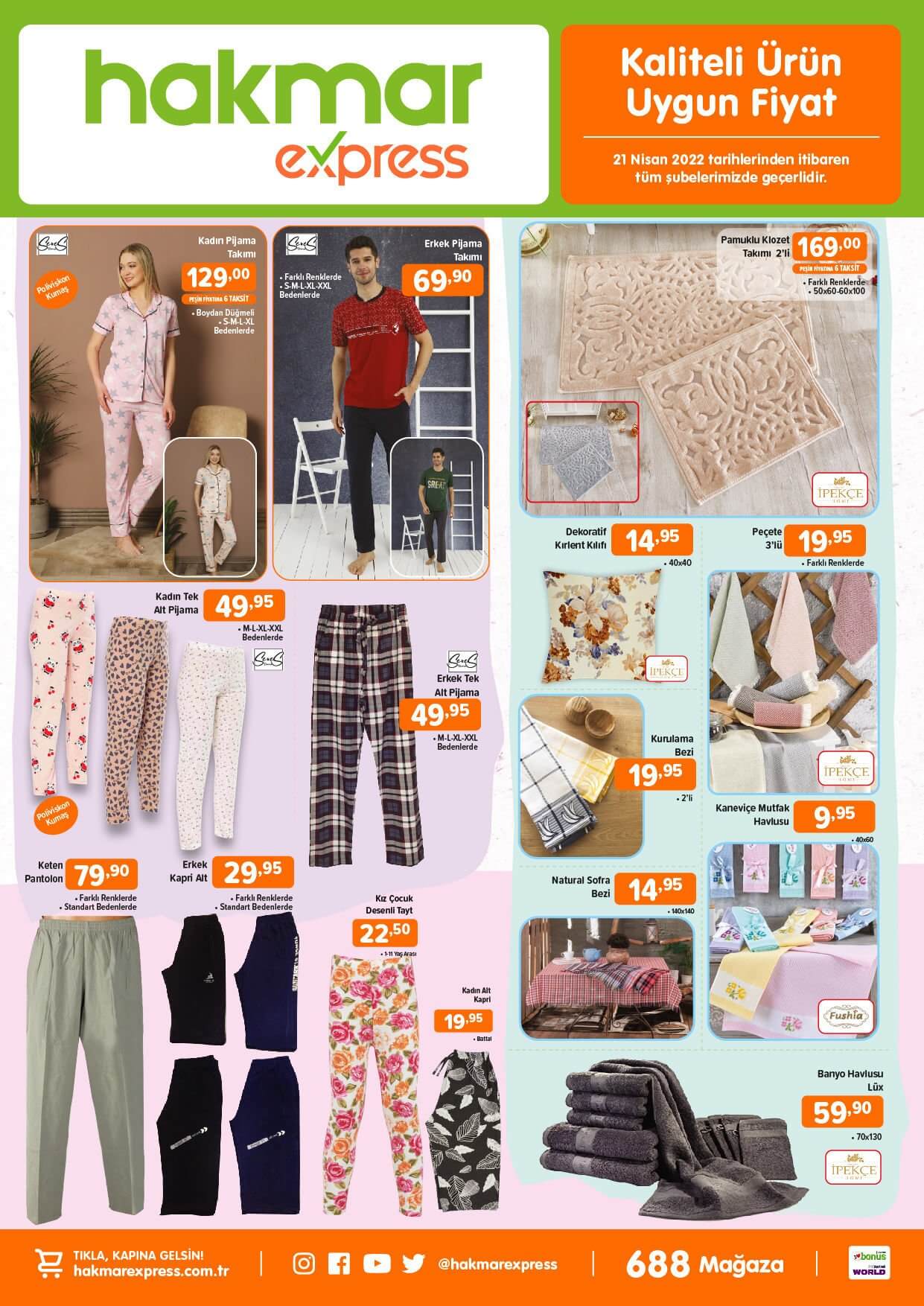 Hakmar 21 Nisan 2022 aktüel ürünler kataloğu belli oldu! İşte 21 Nisan 2022 fiyat listesi!
