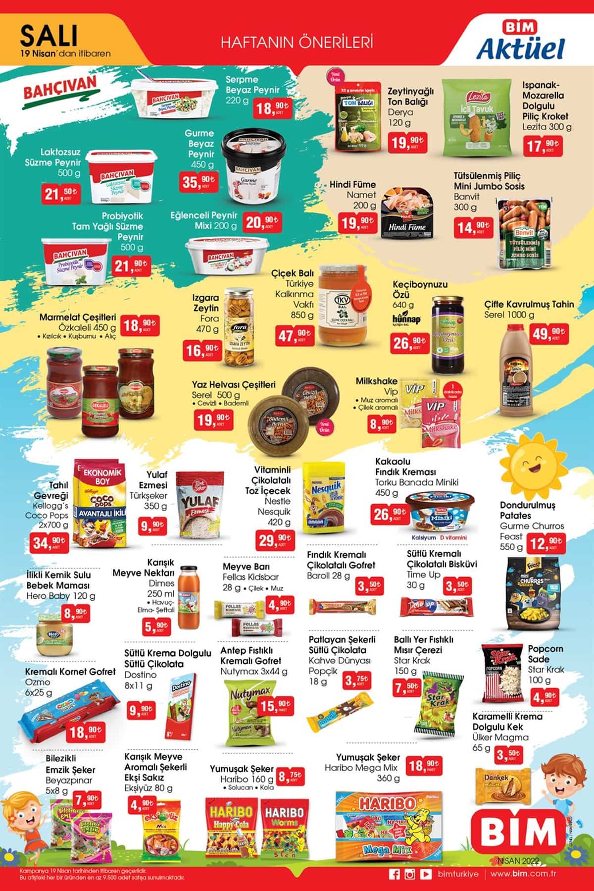 BİM aktüel 19 Nisan 2022 Salı kataloğu! Bu hafta BİM de neler var? İşte 19 Nisan 2022 fiyat listesi...