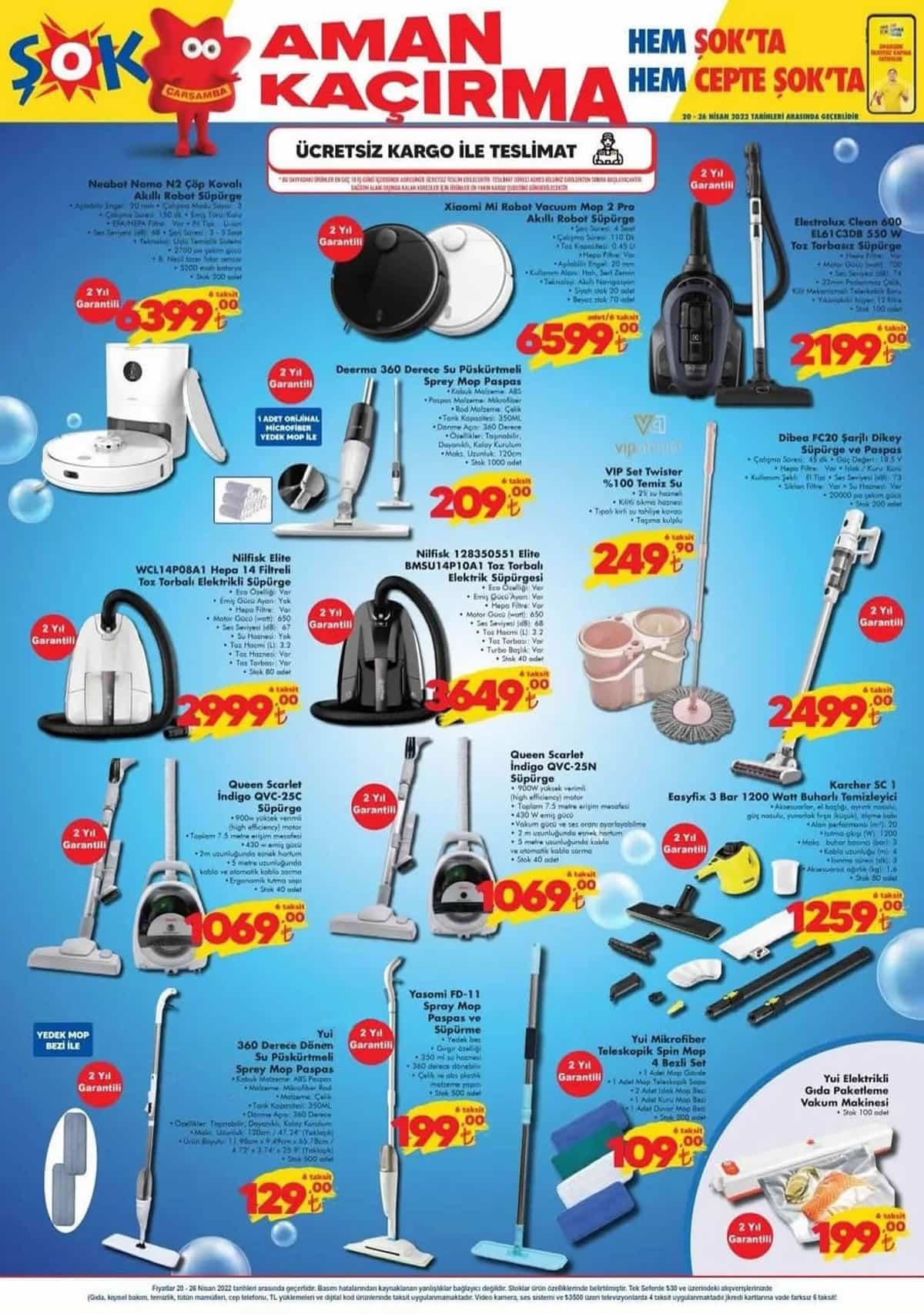 ŞOK ta Ramazan Bayramı indirimi başladı! İşte Şok 20 Nisan 2022 aktüel ürünler kataloğu fiyat listesi...