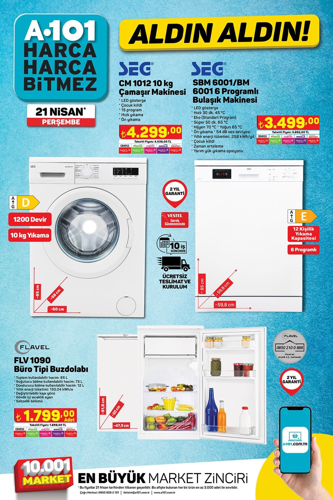 A101 aktüel kataloğu yayımlandı! İşte 21, 22, 23, 24 Nisan 2022 A101 aktüel ürünler kataloğu ve fiyat listesi...