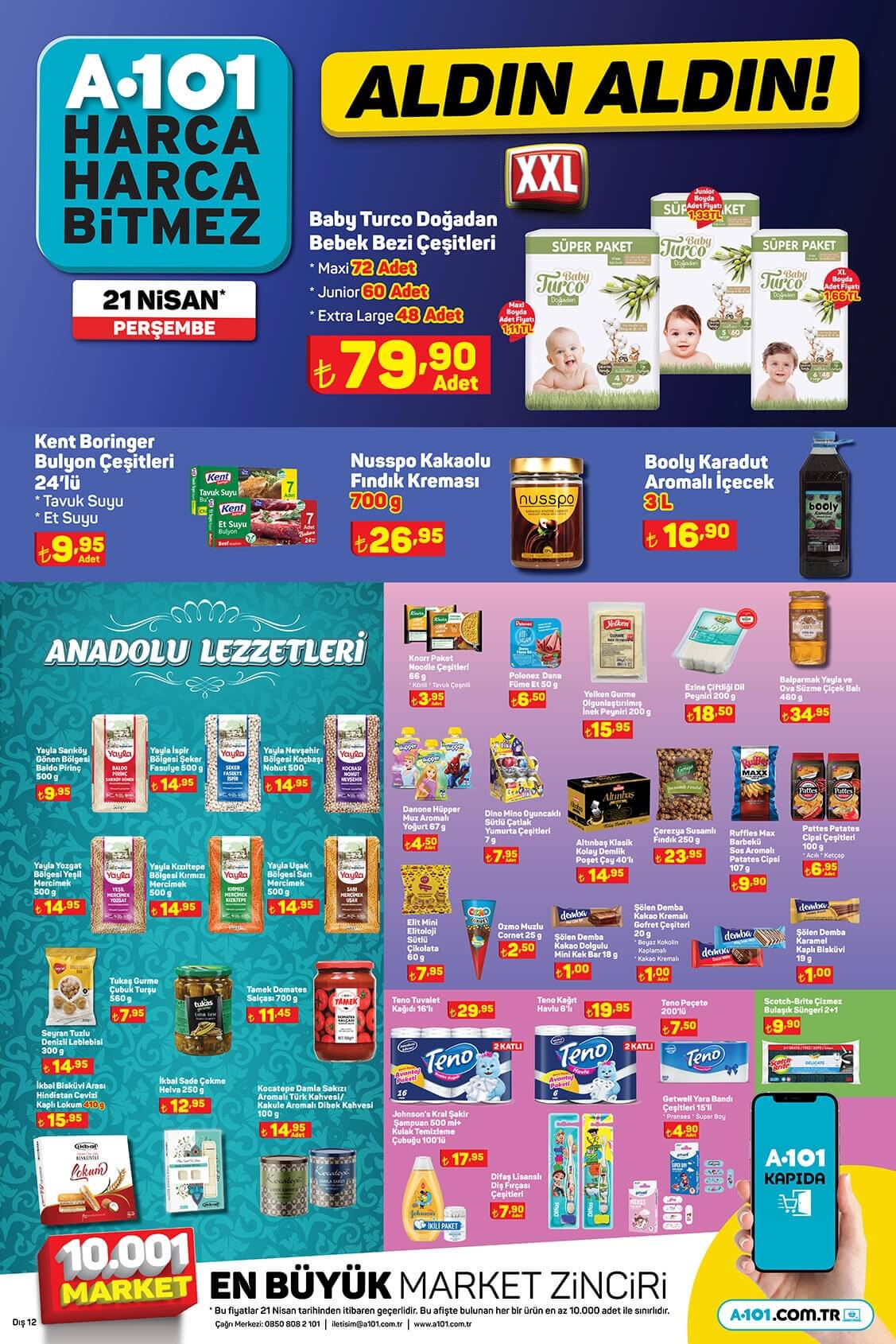 A101 aktüel kataloğu yayımlandı! İşte 21, 22, 23, 24 Nisan 2022 A101 aktüel ürünler kataloğu ve fiyat listesi...