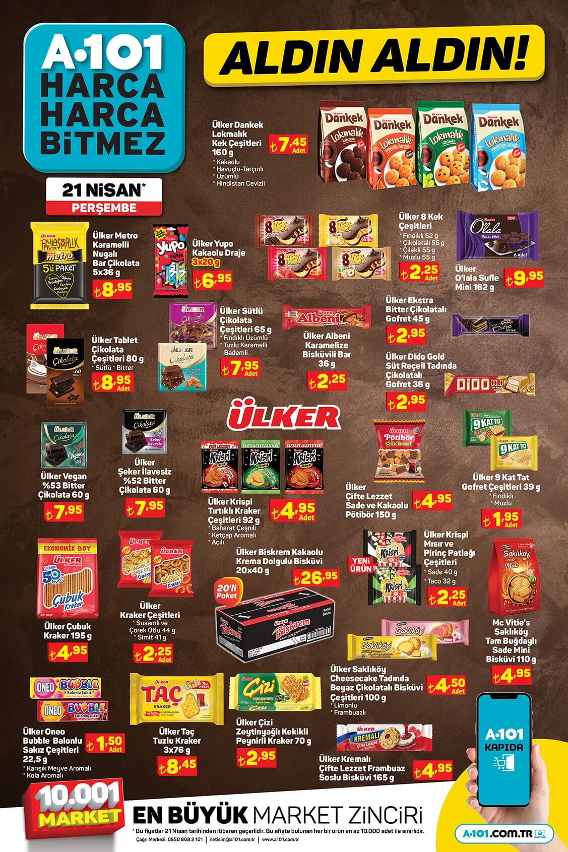 A101 aktüel kataloğu yayımlandı! İşte 21, 22, 23, 24 Nisan 2022 A101 aktüel ürünler kataloğu ve fiyat listesi...