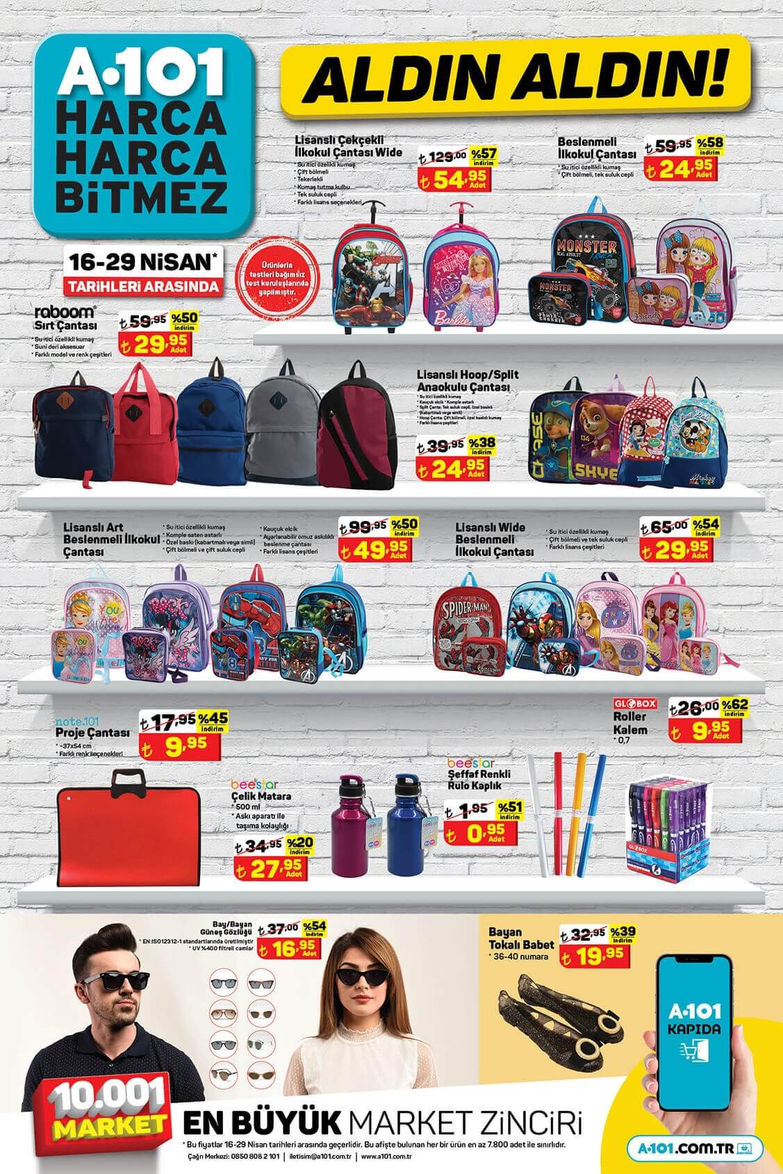 A101 aktüel kataloğu yayımlandı! İşte 21, 22, 23, 24 Nisan 2022 A101 aktüel ürünler kataloğu ve fiyat listesi...