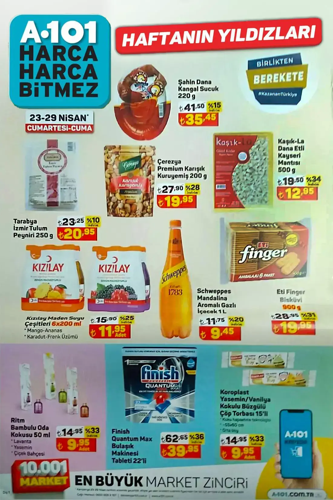 A101 de dev indirim 74,90 TL yerine 33,90 TL! İşte A101 Haftanın Yıldızları 23-29 aktüel ürünler kataloğu fiyat listesi!