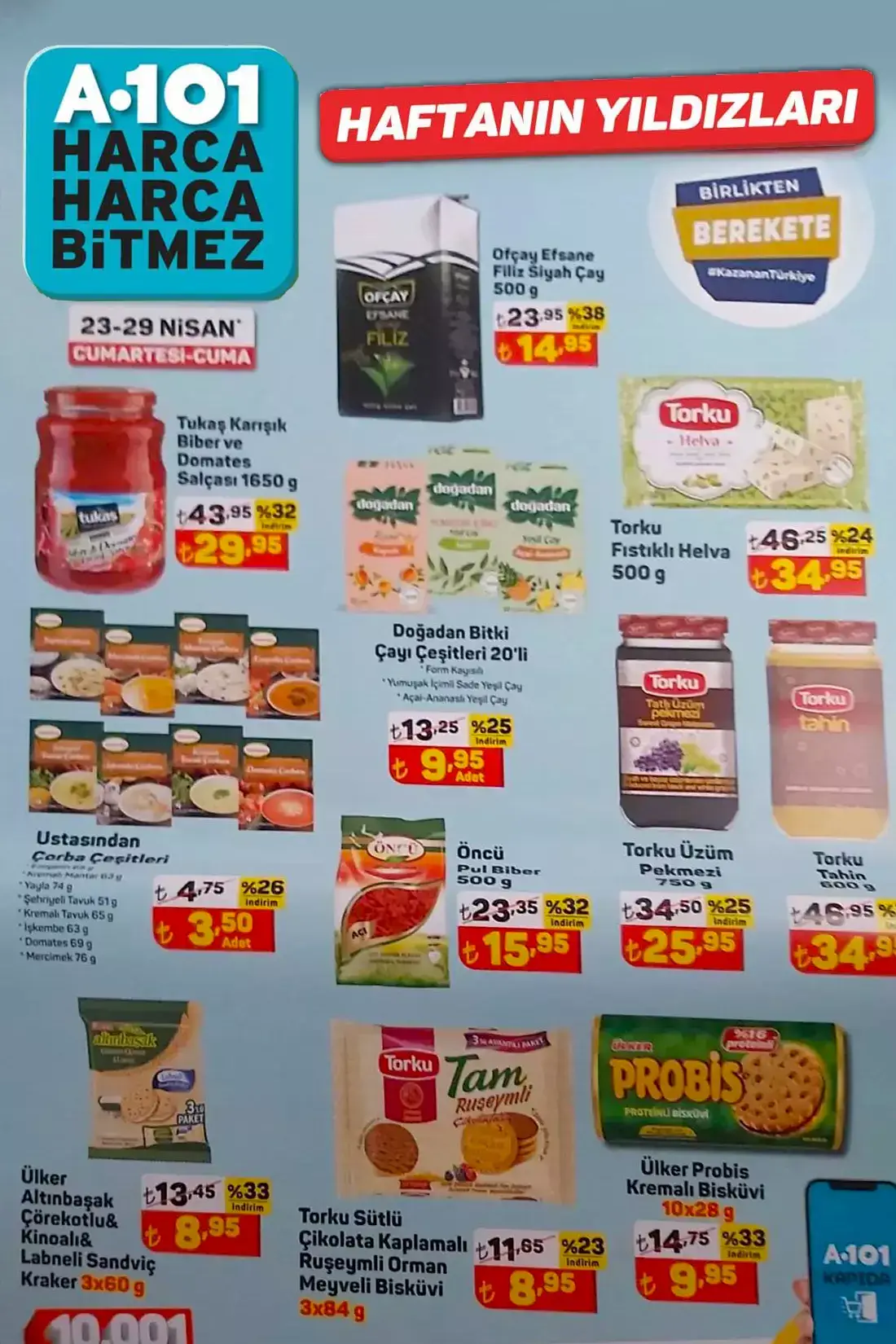 A101 de dev indirim 74,90 TL yerine 33,90 TL! İşte A101 Haftanın Yıldızları 23-29 aktüel ürünler kataloğu fiyat listesi!