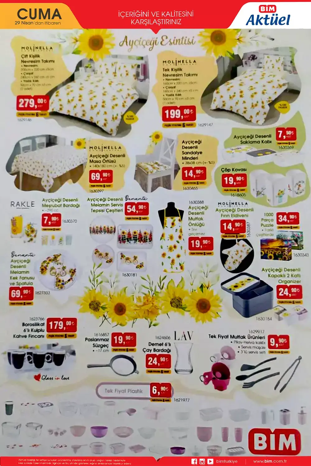 BİM 29 Nisan 2022 aktüel katalog! İşte 26, 27, 28, 29 BİM aktüel ürünler kataloğu fiyat listesi!