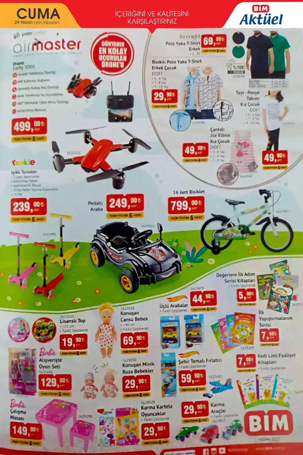 BİM 29 Nisan 2022 aktüel katalog! İşte 26, 27, 28, 29 BİM aktüel ürünler kataloğu fiyat listesi!