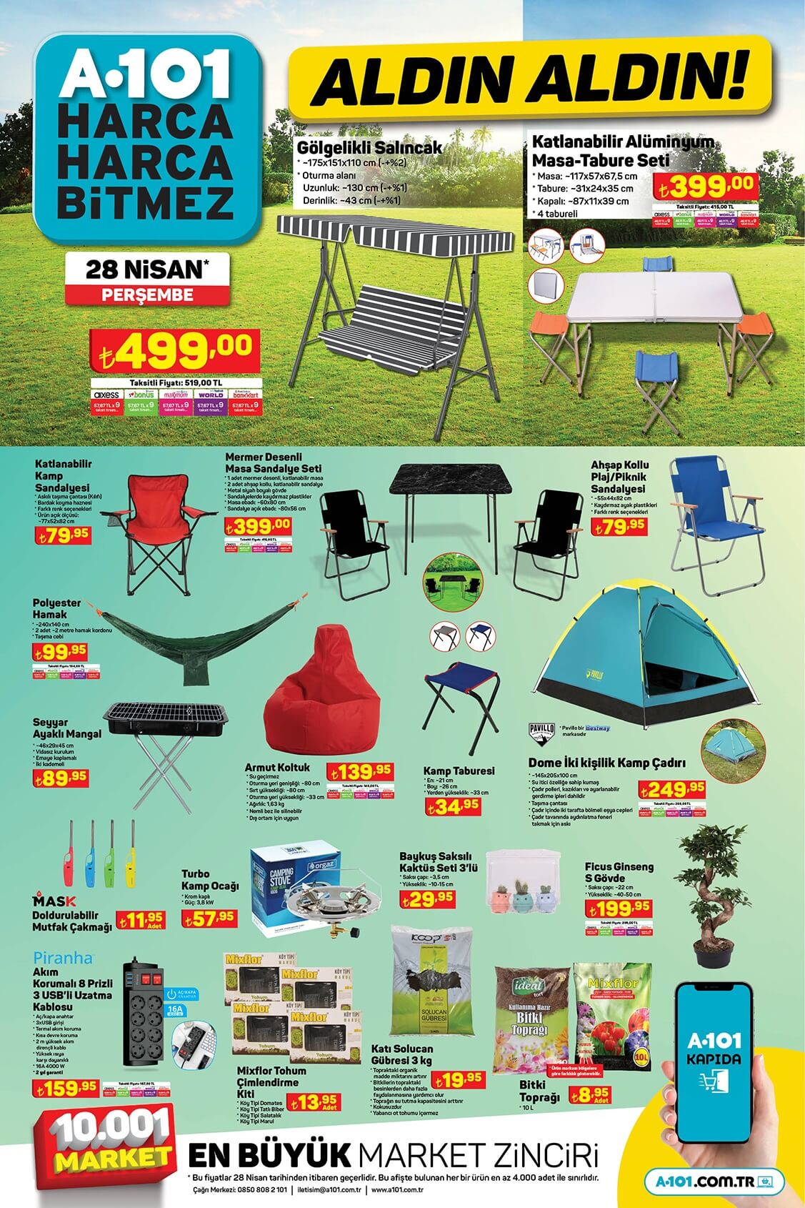 A101 Aldın Aldın kampanyası kataloğu yayımlandı! İşte 28 Nisan 2022 aktüel ürünler kataloğu fiyat listesi...