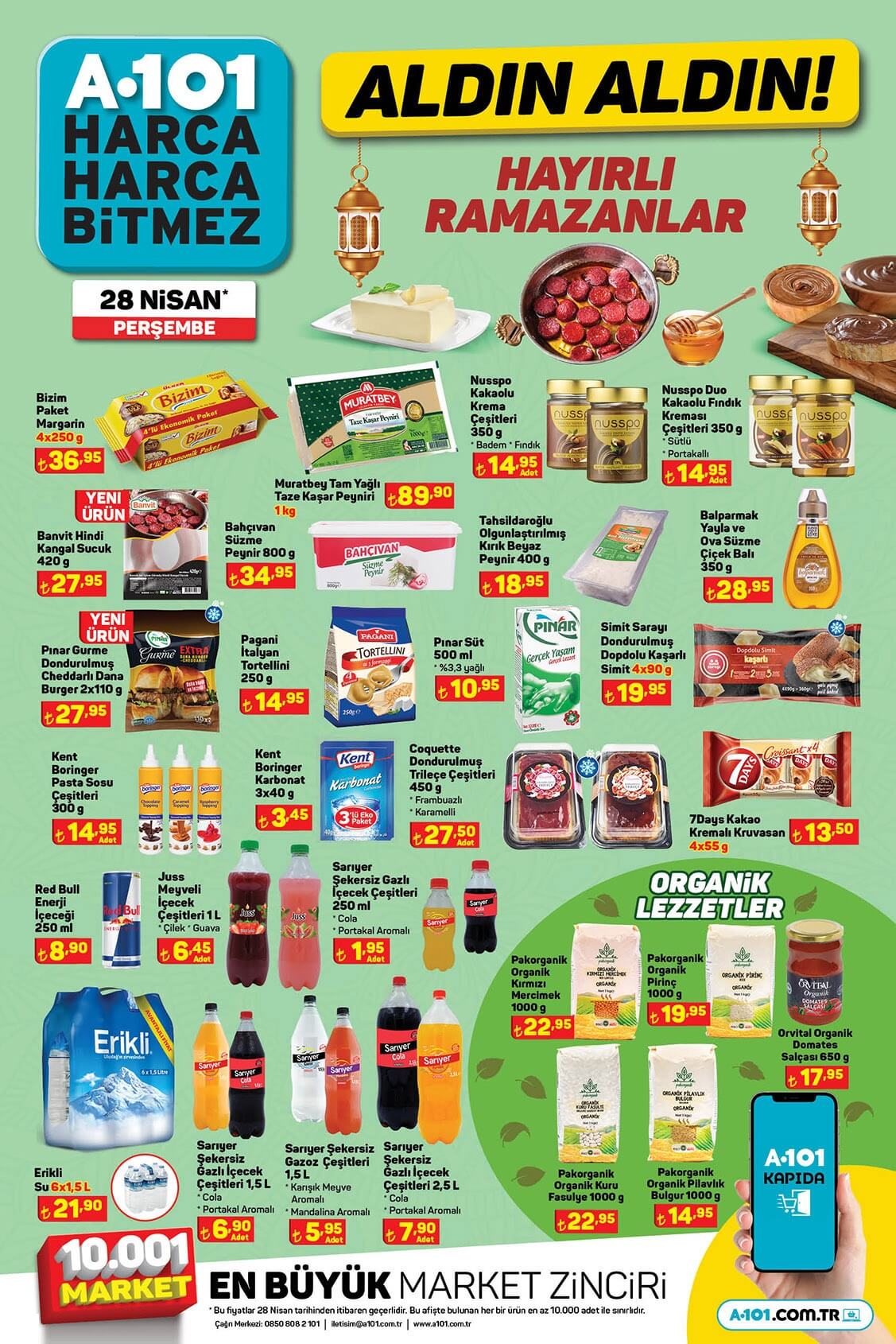 A101 Aldın Aldın kampanyası kataloğu yayımlandı! İşte 28 Nisan 2022 aktüel ürünler kataloğu fiyat listesi...