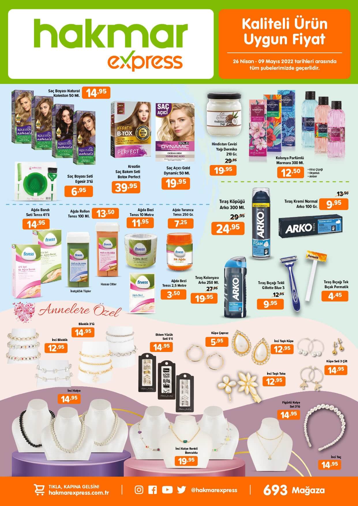 Hakmar 26 Nisan 2022 aktüel ürünler kataloğu! İşte 26 Nisan 9 Mayıs 2022 aktüel ürünler fiyat listesi!