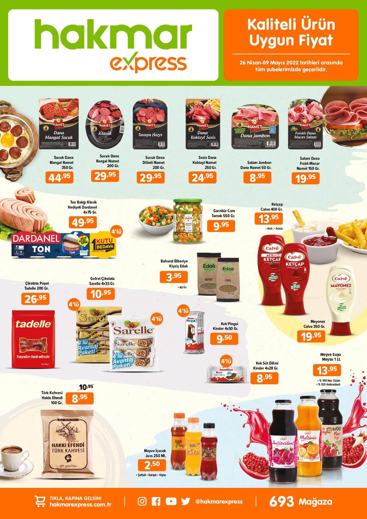 Hakmar 26 Nisan 2022 aktüel ürünler kataloğu! İşte 26 Nisan 9 Mayıs 2022 aktüel ürünler fiyat listesi!