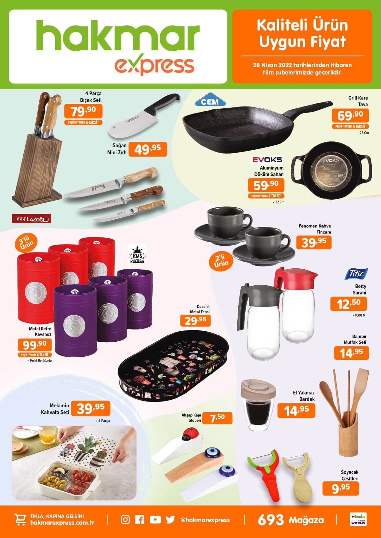 Hakmar 28 Nisan 2022 aktüel ürünler kataloğu! İşte 28 Nisan  2022 aktüel ürünler fiyat listesi!