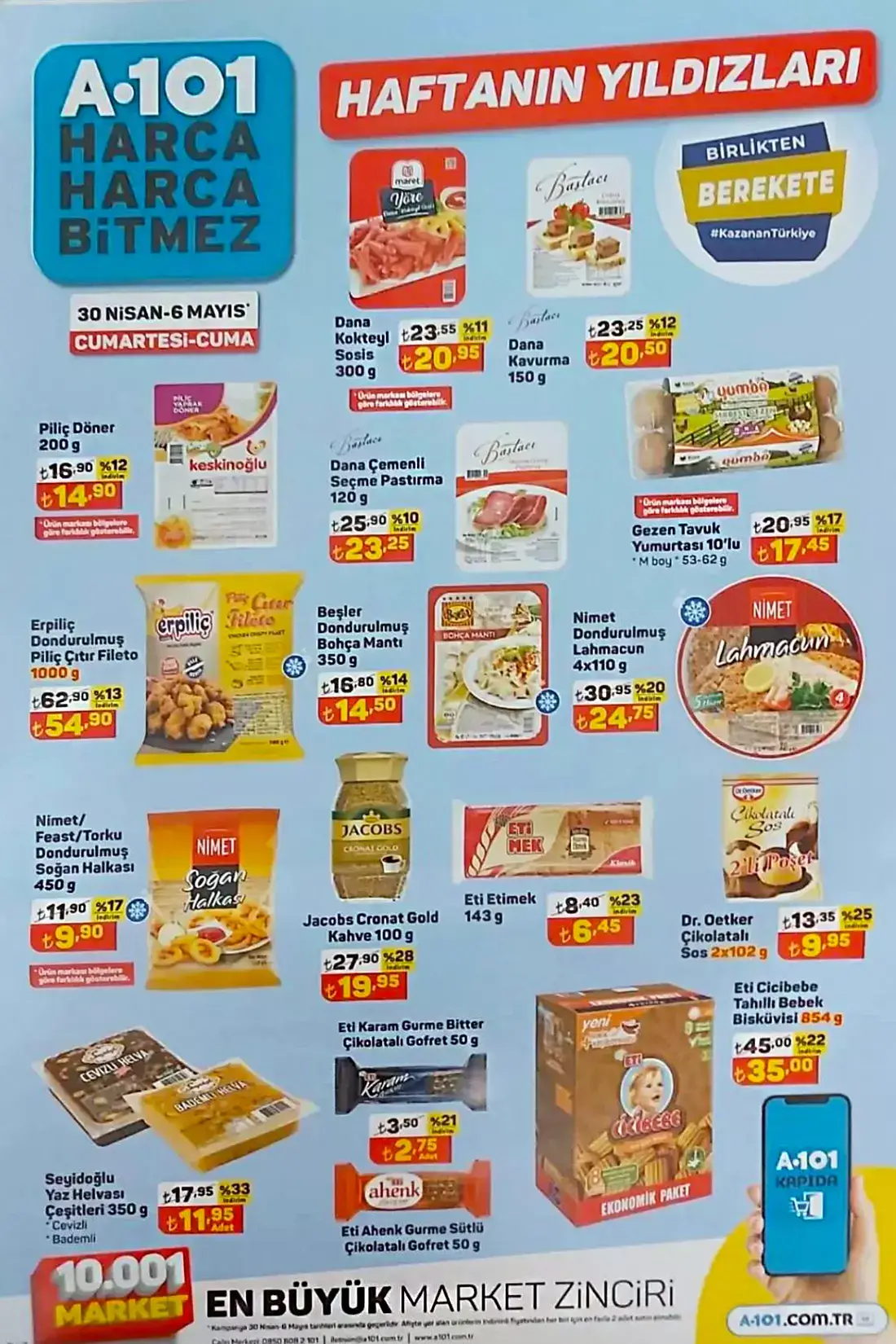 A101 30 Nisan aktüel ürünlerde büyük indirim! Salam, sucuk, pastırma, yumurta... İşte 30 Nisan 2022 fiyat listesi