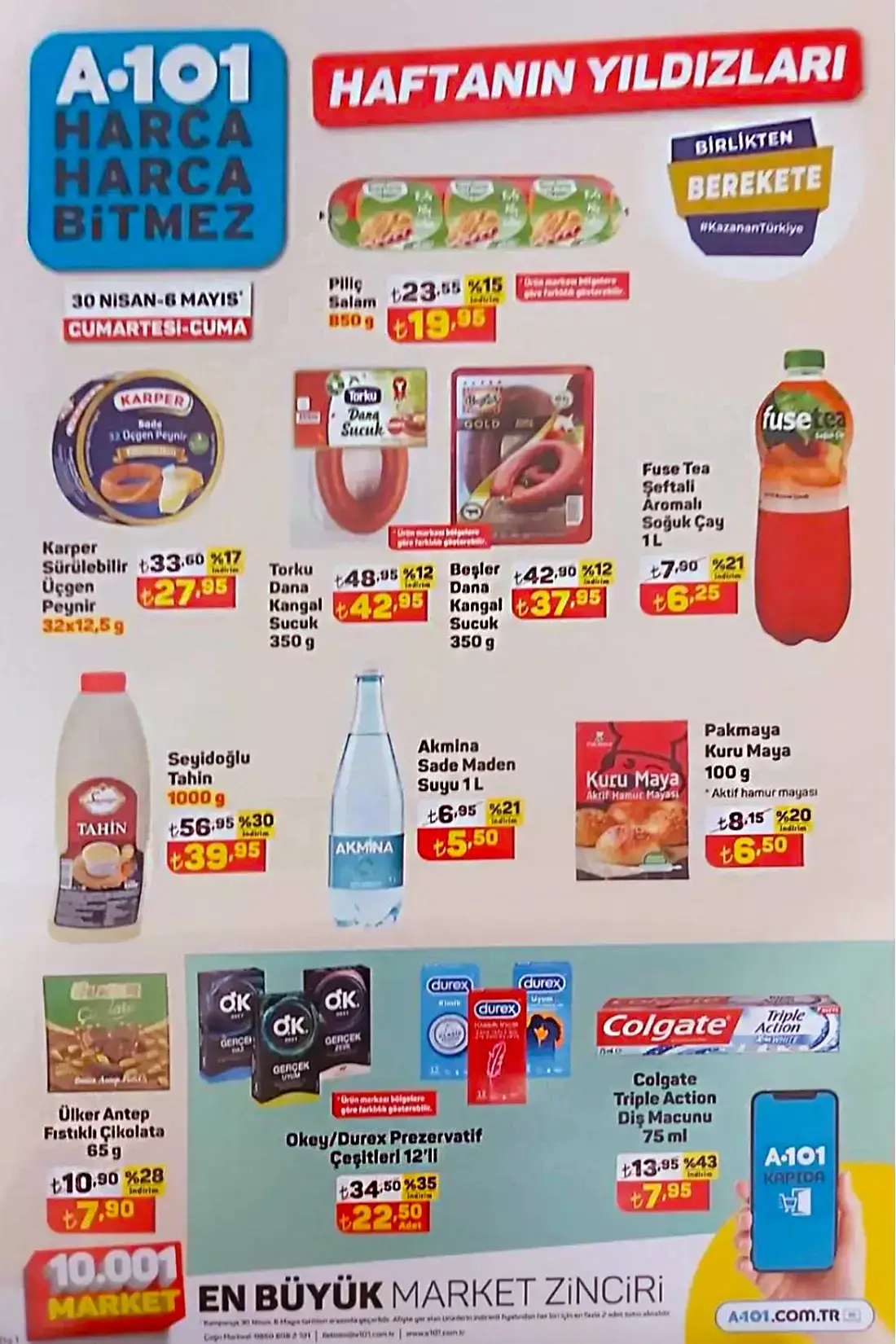 A101 30 Nisan aktüel ürünlerde büyük indirim! Salam, sucuk, pastırma, yumurta... İşte 30 Nisan 2022 fiyat listesi