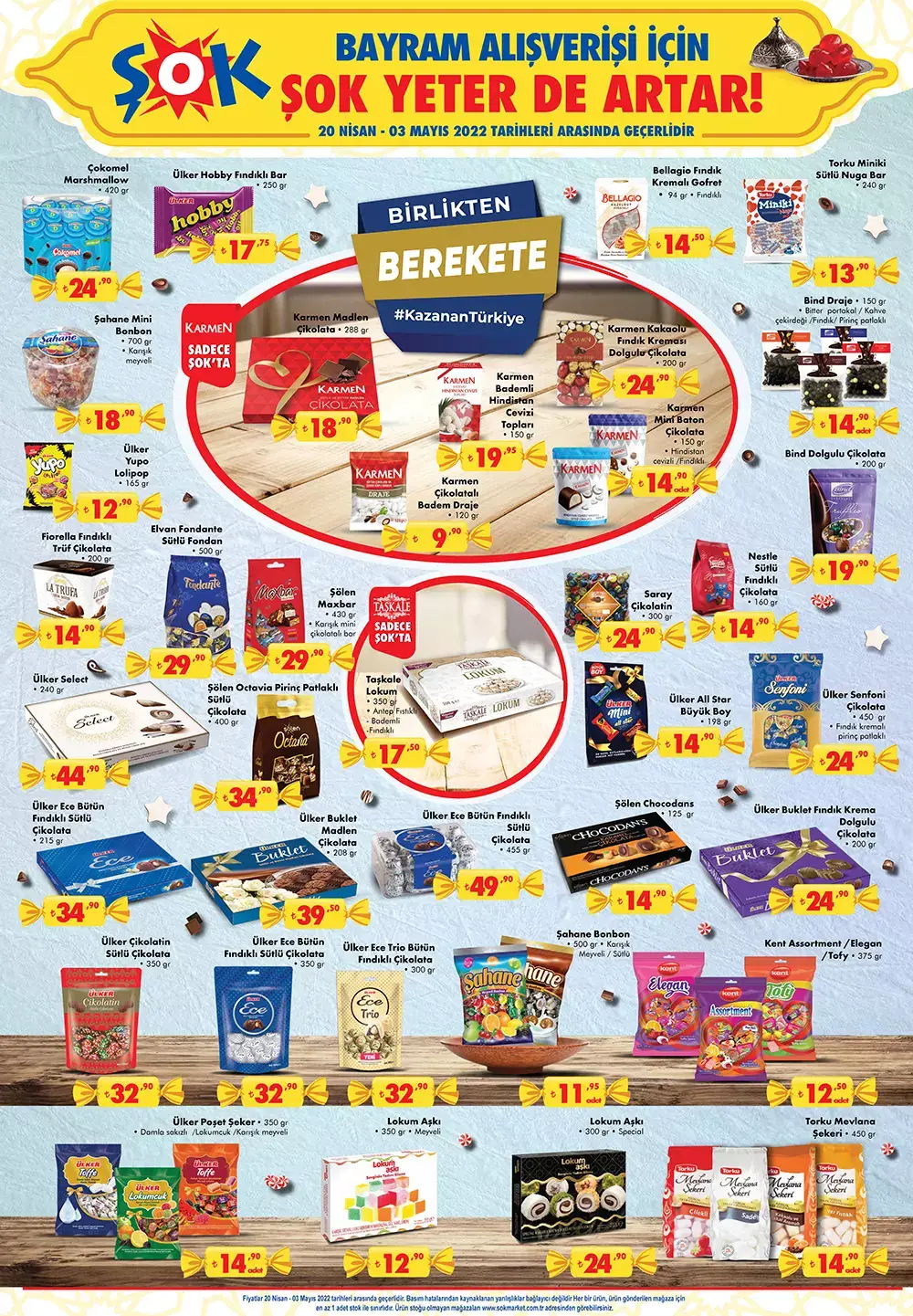 Bayram şekeri fiyatları ne kadar? En ucuz şeker hangi markette? İşte BİM, ŞOK, A101, MİGROS 29 Nisan 2022 fiyat listesi